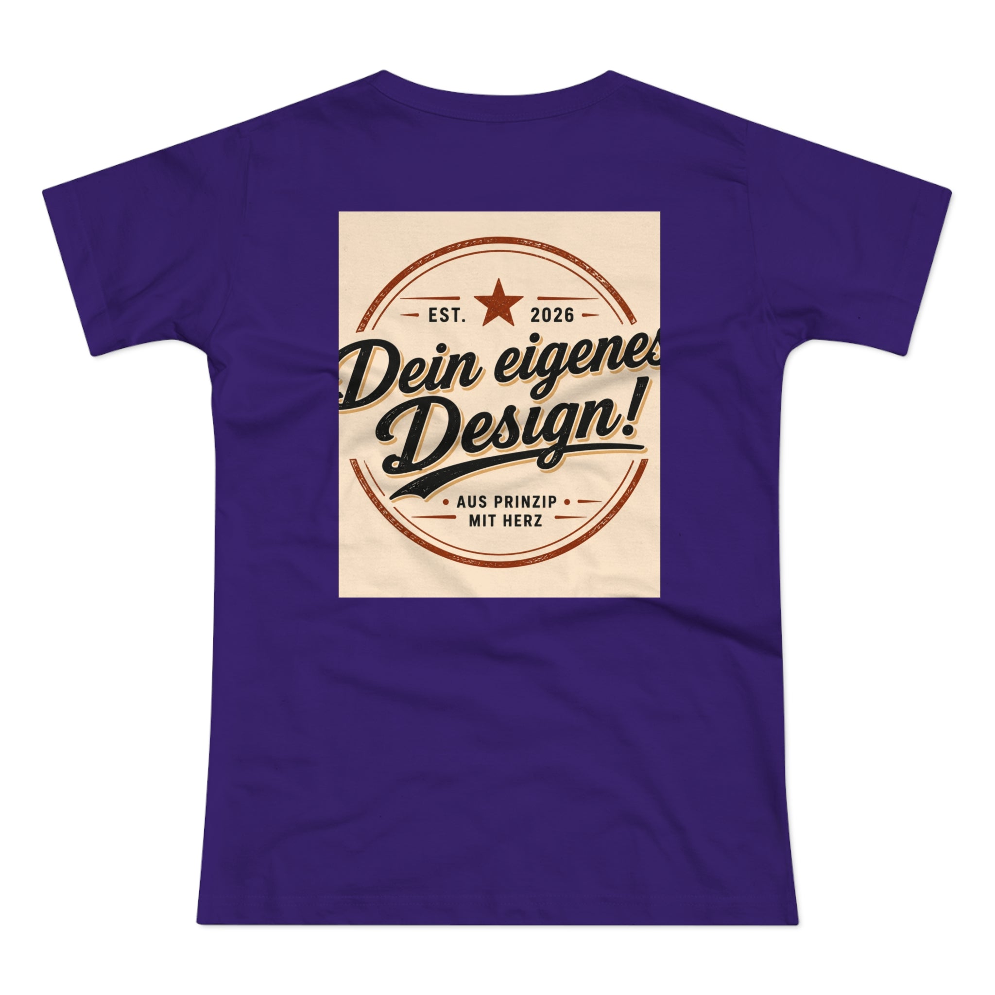 Women’s T-Shirt “Dein eigenes Design!” Vintage Badge Tee