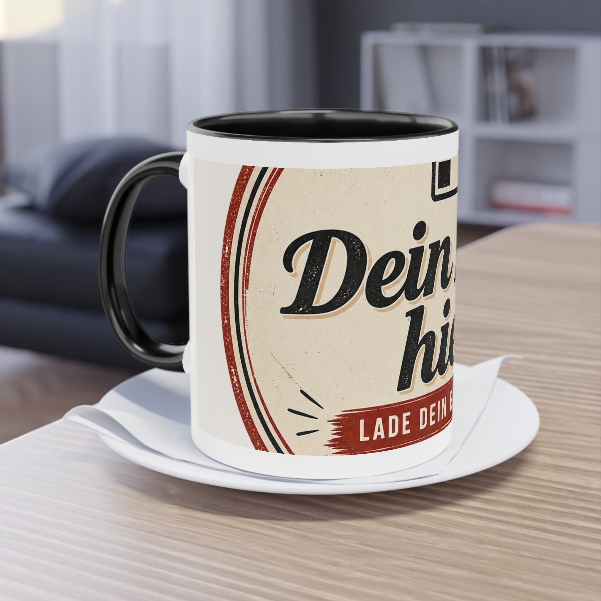Two-Tone Personalized Mug – 11oz Coffee Cup Printed with Your Own Design