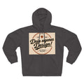 Vintage Badge Zip Hoodie – "Dein eigenes Design!" Graphic