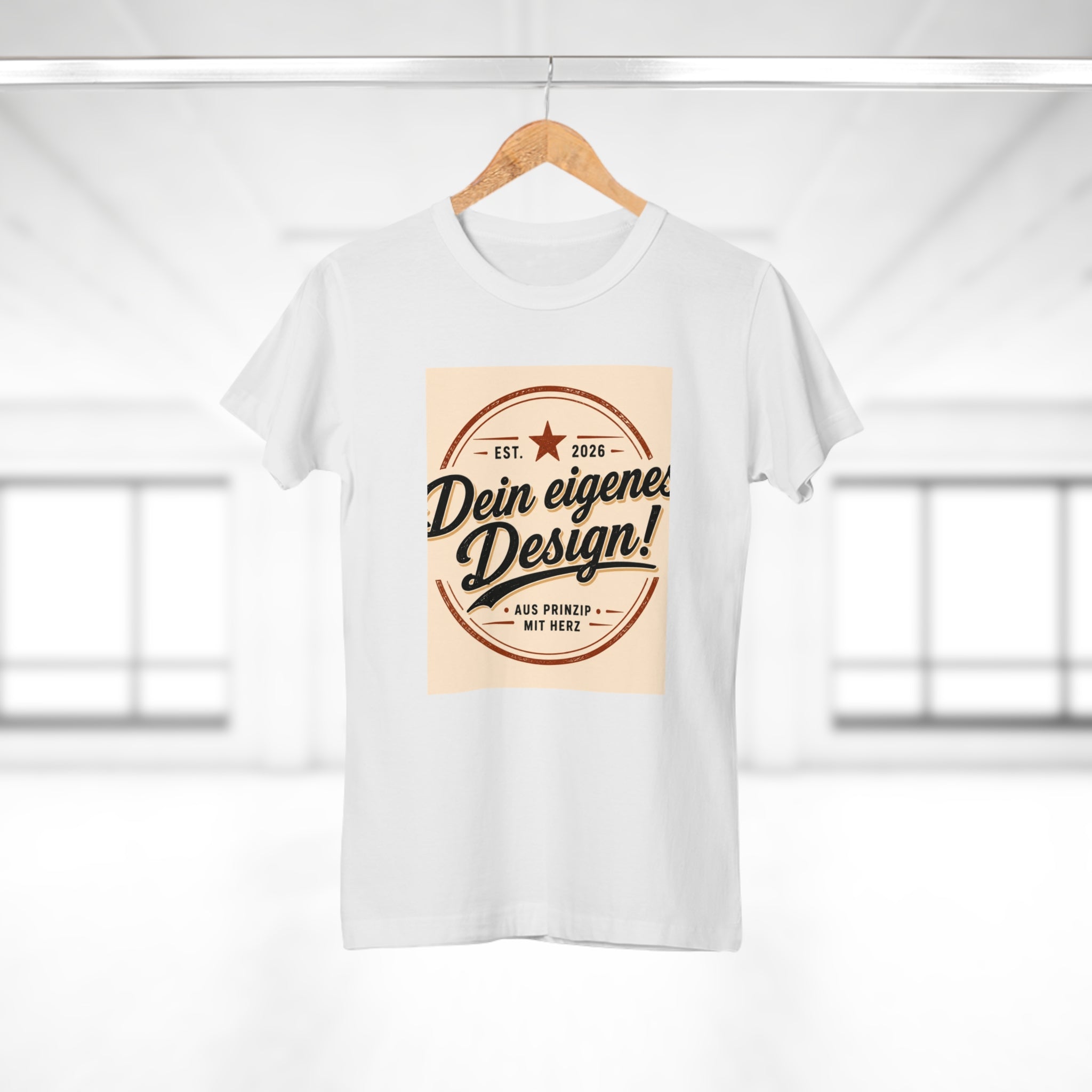 Women’s T-Shirt “Dein eigenes Design!” Vintage Badge Tee