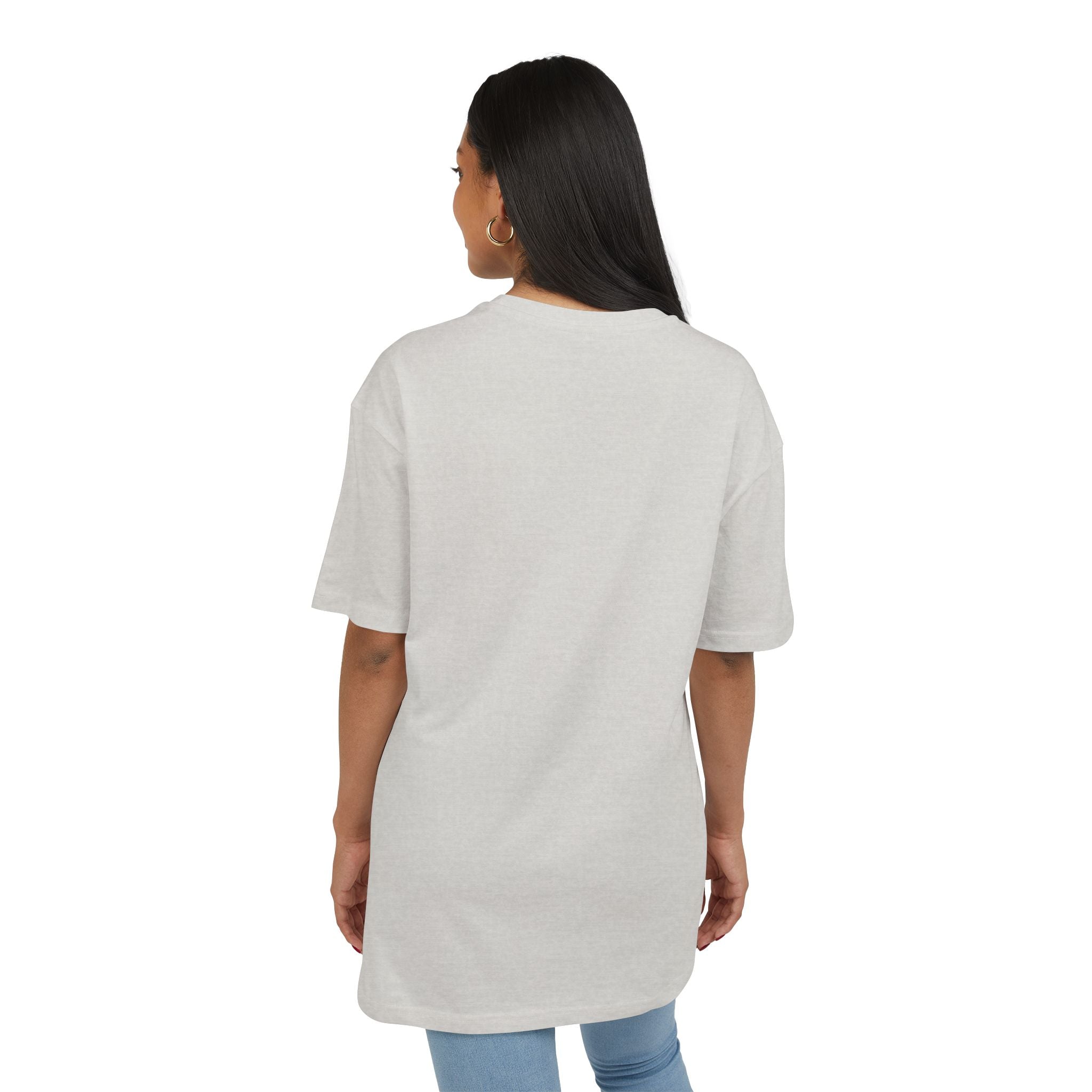 Oversize Tee — "Dein eigenes Design!" Retro Badge Graphic