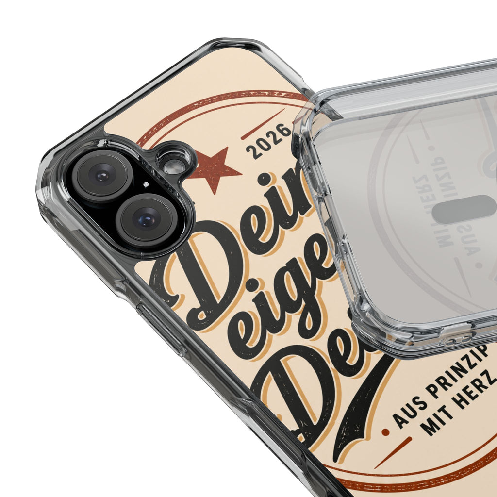 Clear Magnetic Phone Case — Custom Print “Dein eigenes Design”