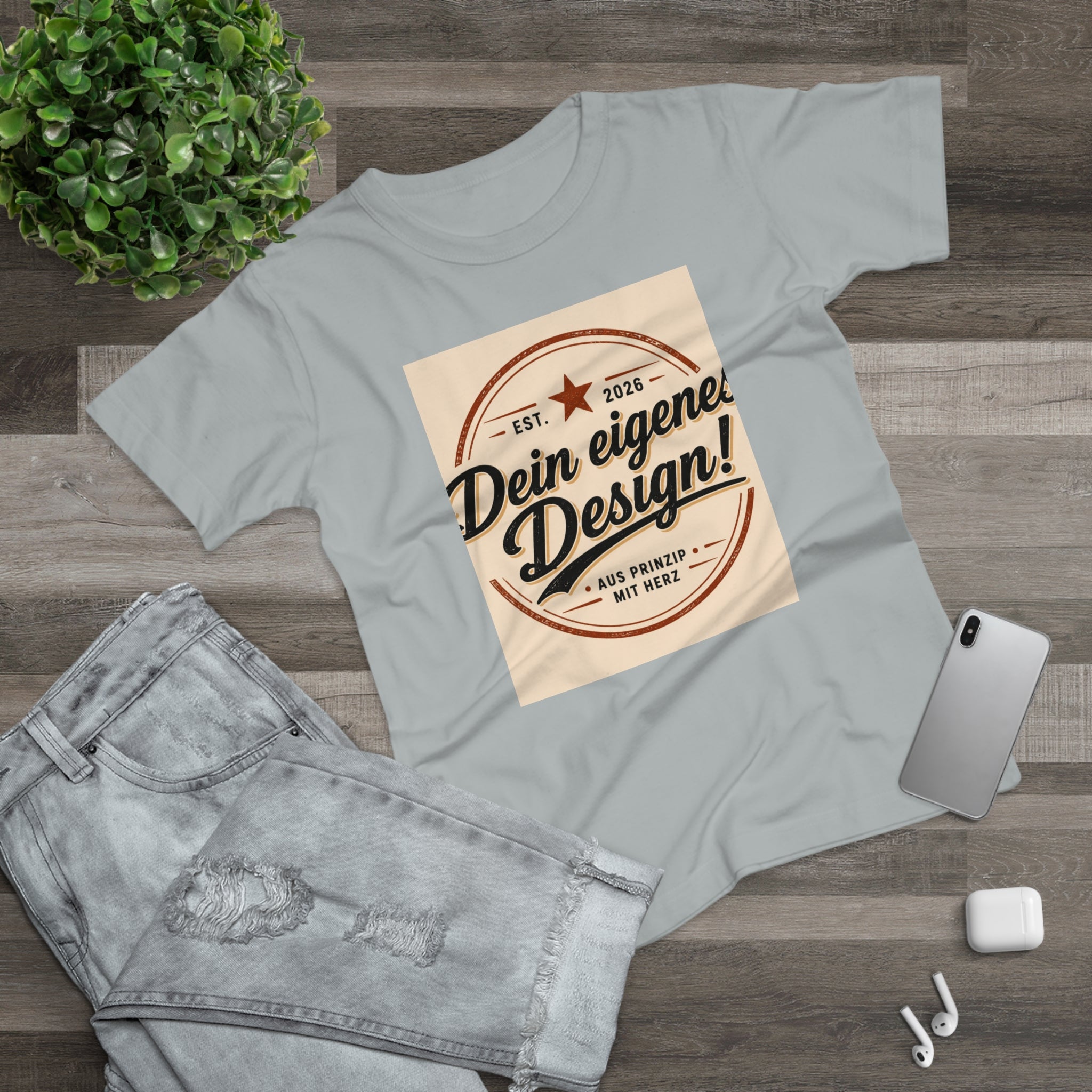 Women’s T-Shirt “Dein eigenes Design!” Vintage Badge Tee