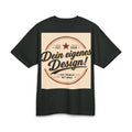 Retro Badge T‑Shirt – "Dein eigenes Design!" Custom German Logo Tee