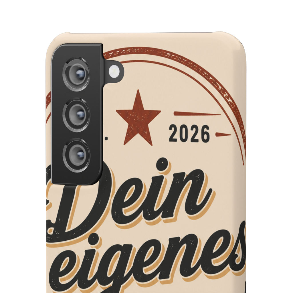 Phone Case — Retro "Dein eigenes Design" Customizable Snap Case