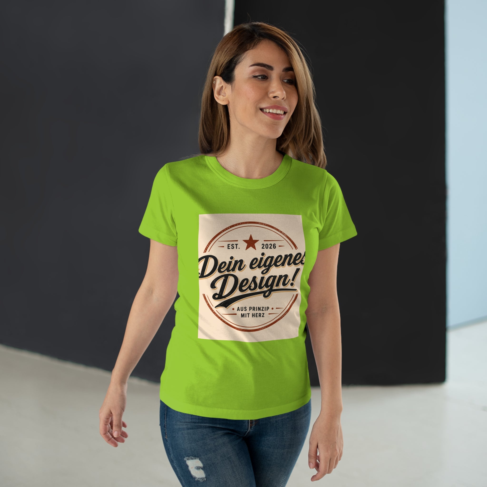 Women’s T-Shirt “Dein eigenes Design!” Vintage Badge Tee