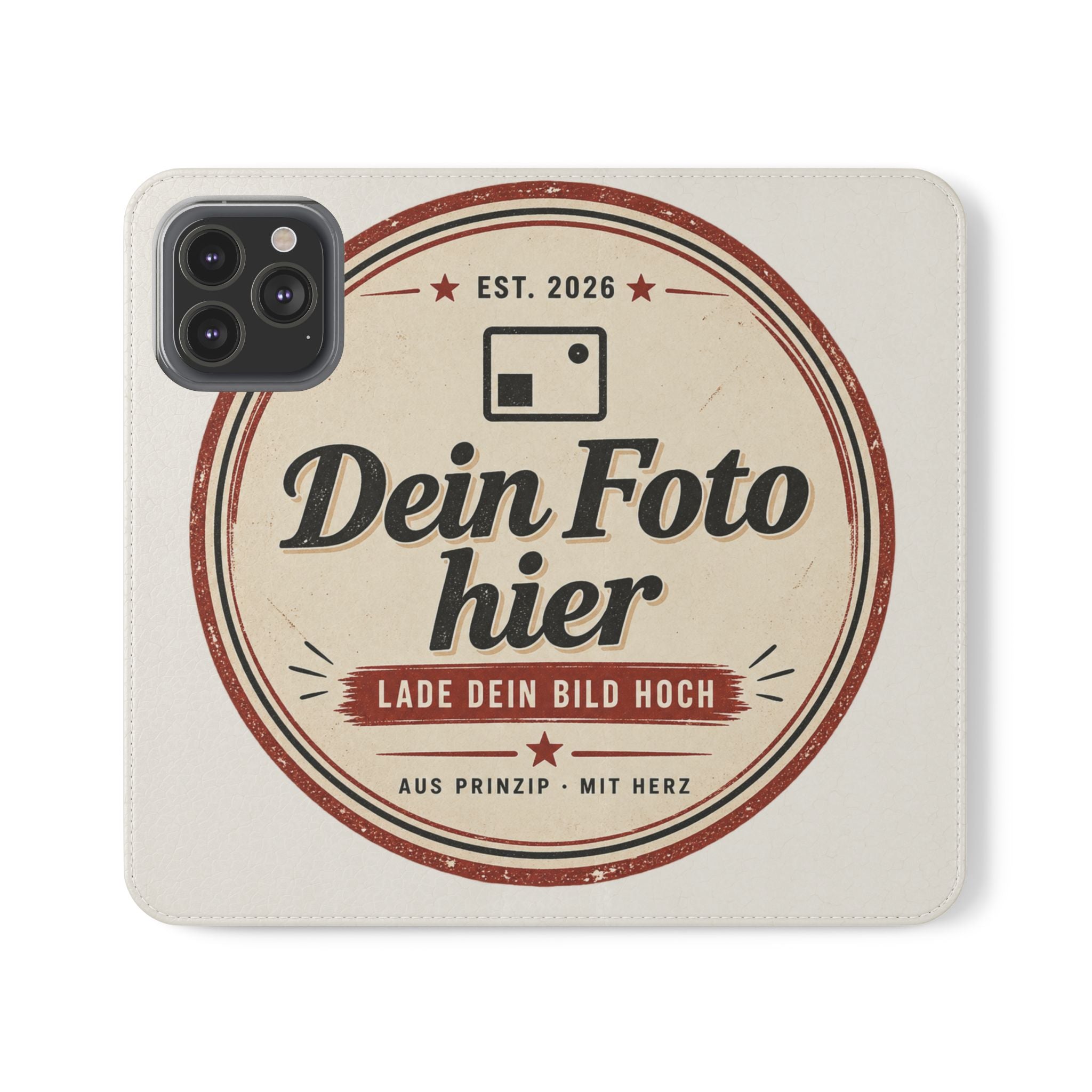 Custom Flip Phone Case with Wallet – iPhone & Samsung Own Design