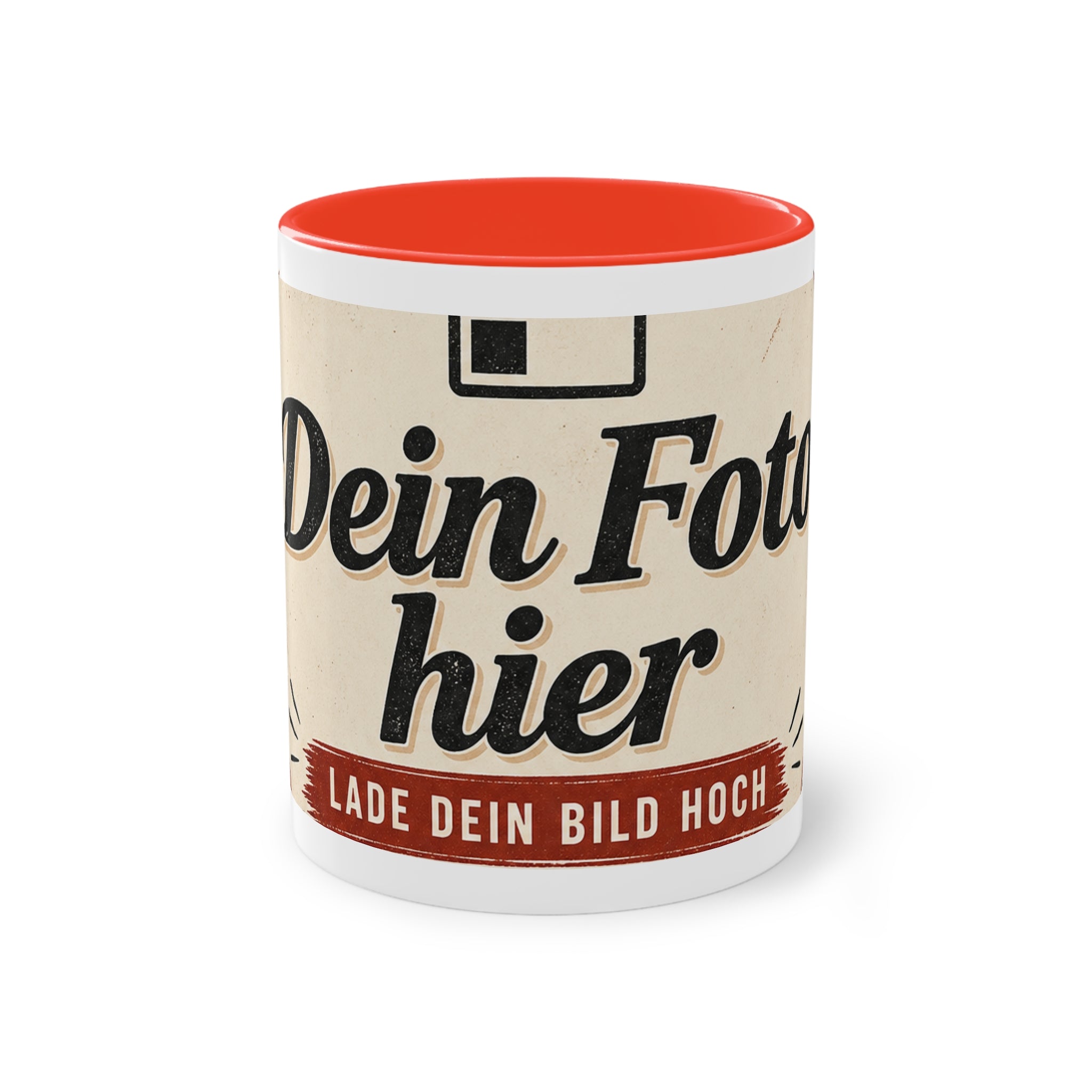 Two-Tone Personalized Mug – 11oz Coffee Cup Printed with Your Own Design