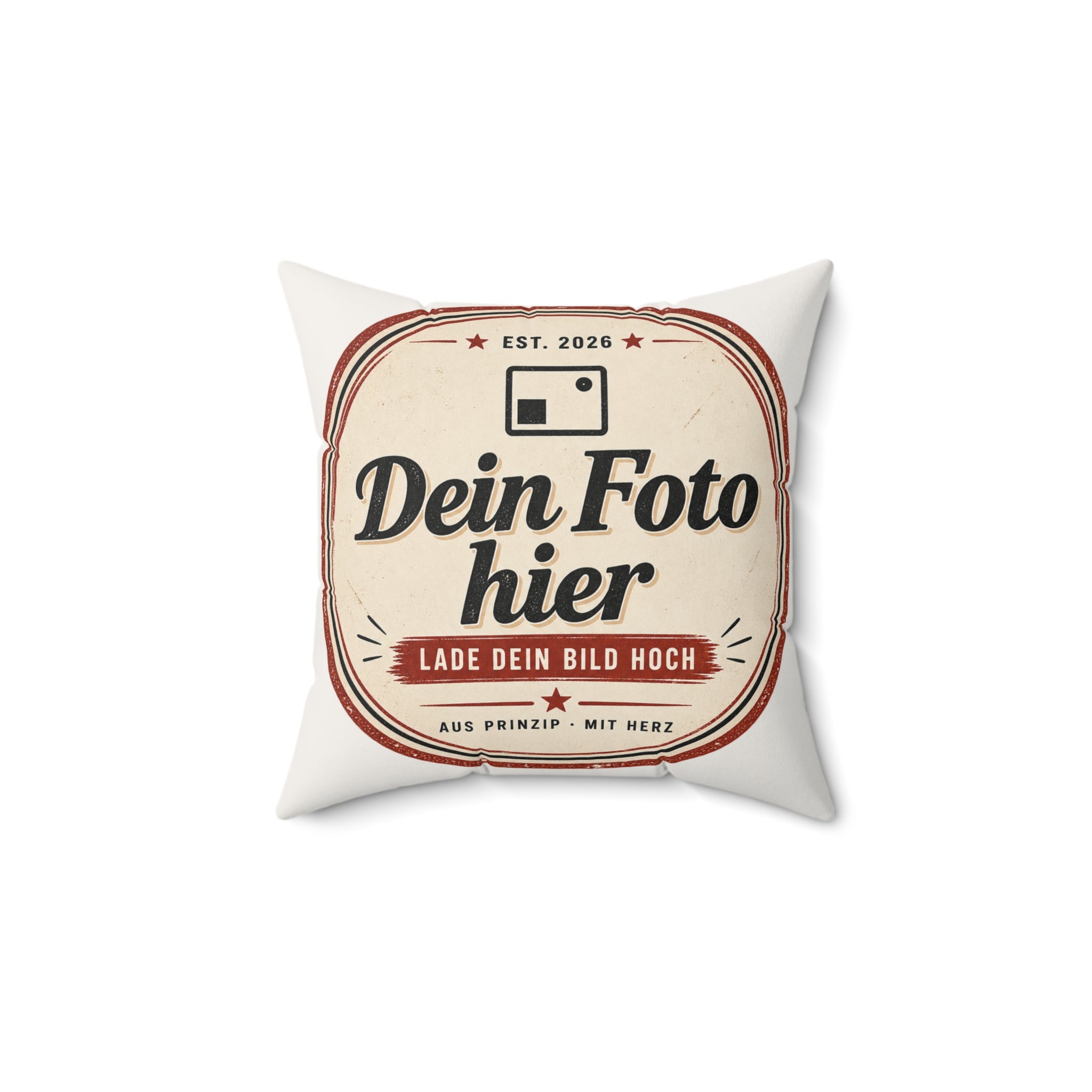 Photo personalized decorative pillow - Design your own printed pillow