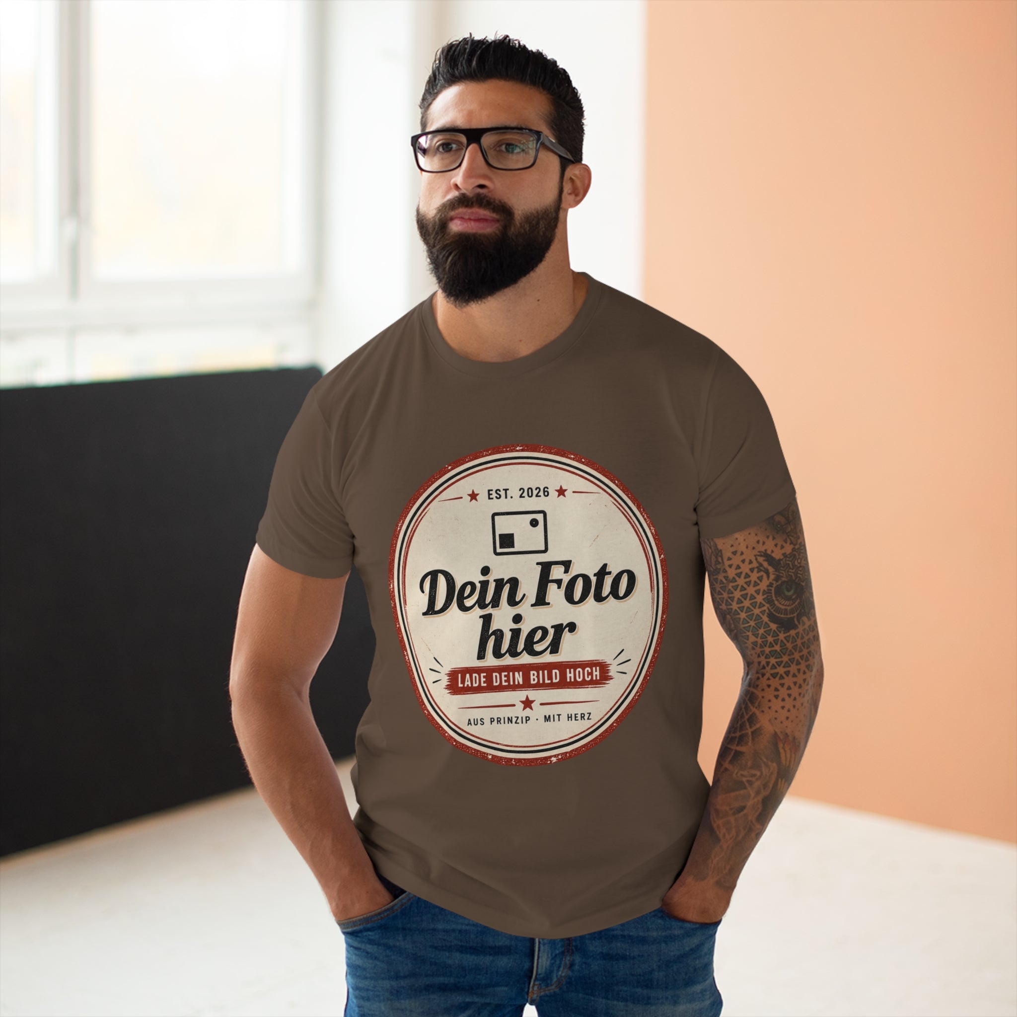 Personalized Men's T-Shirt – Design with your own photo