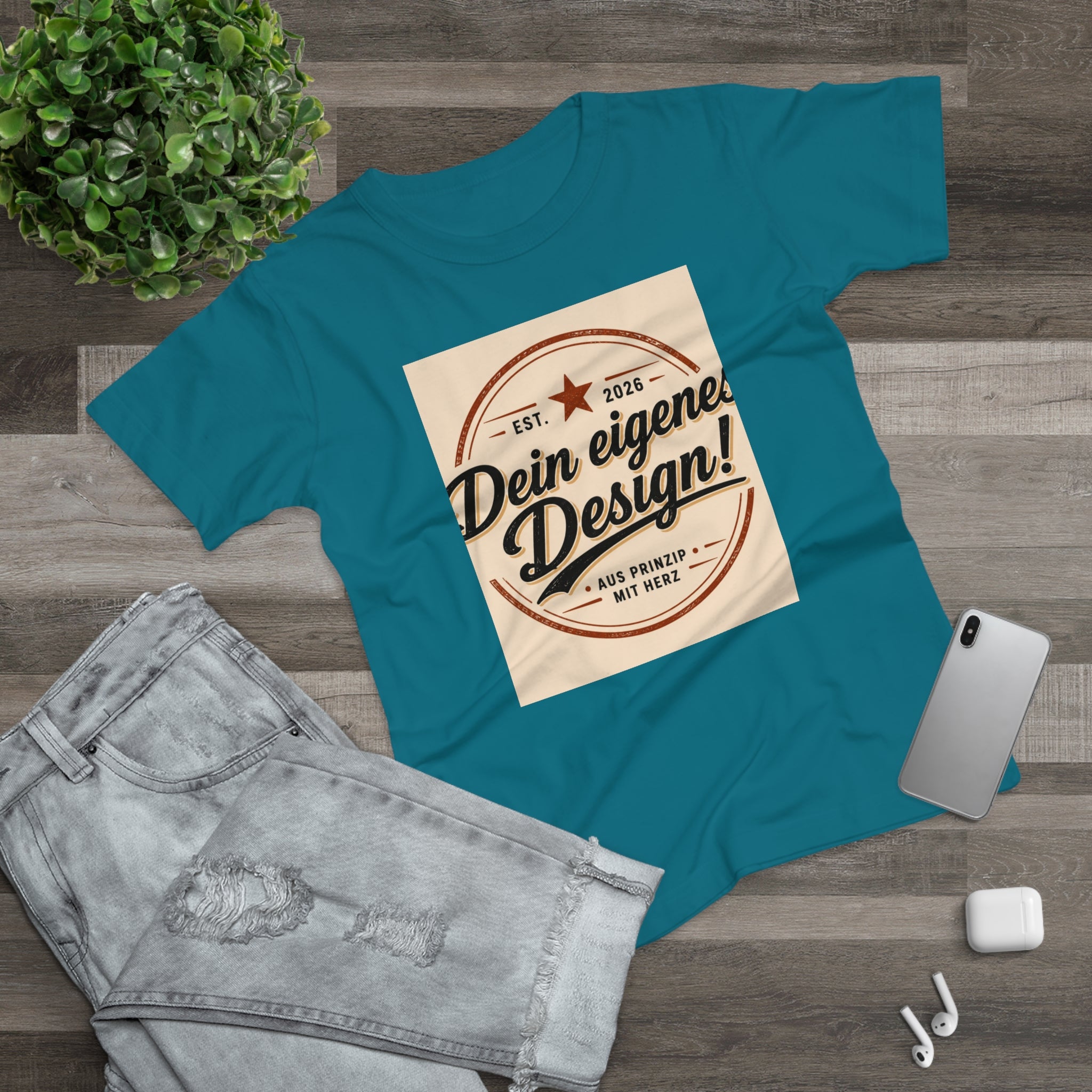 Women’s T-Shirt “Dein eigenes Design!” Vintage Badge Tee