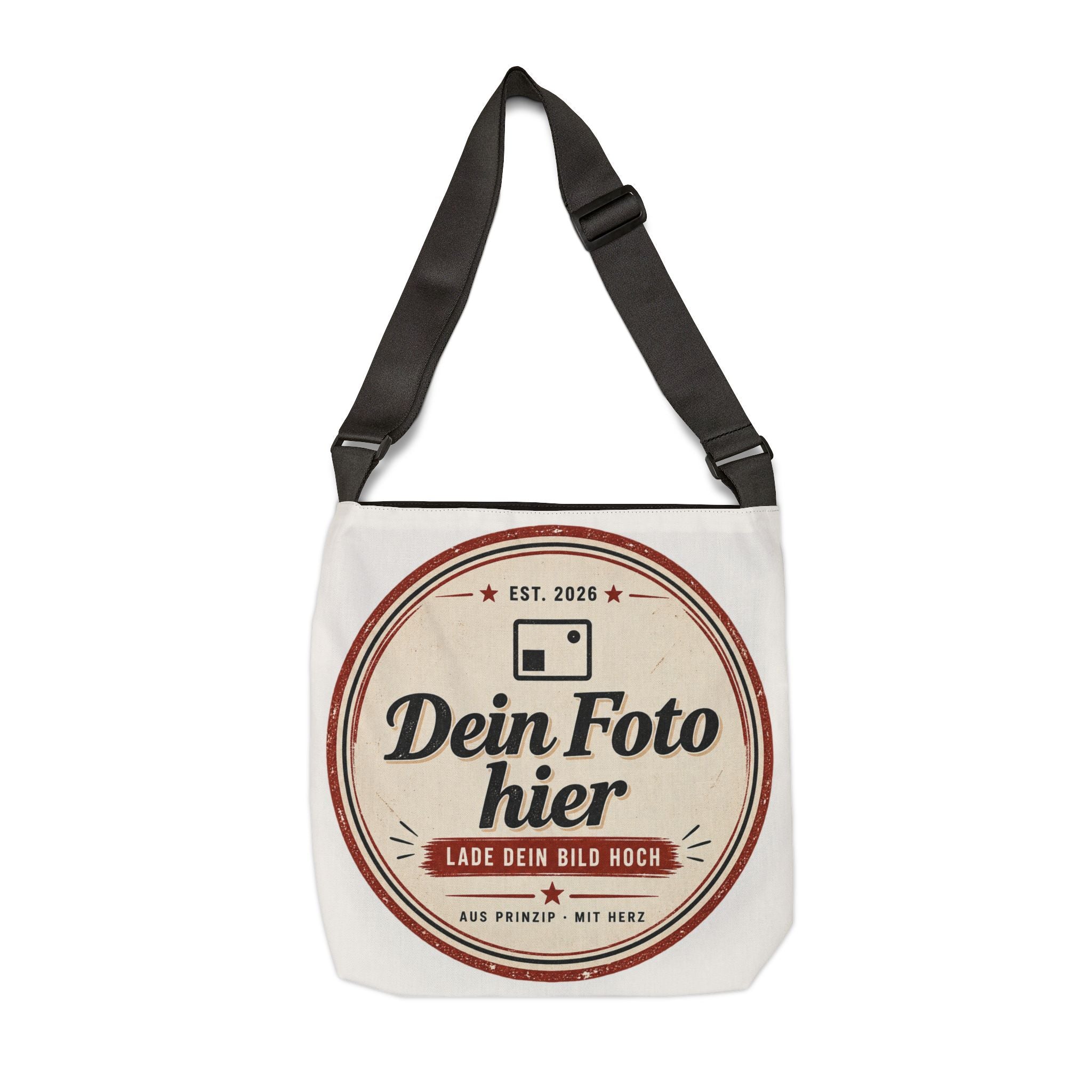 Personalized Canvas Messenger Bag – Design with your own photo