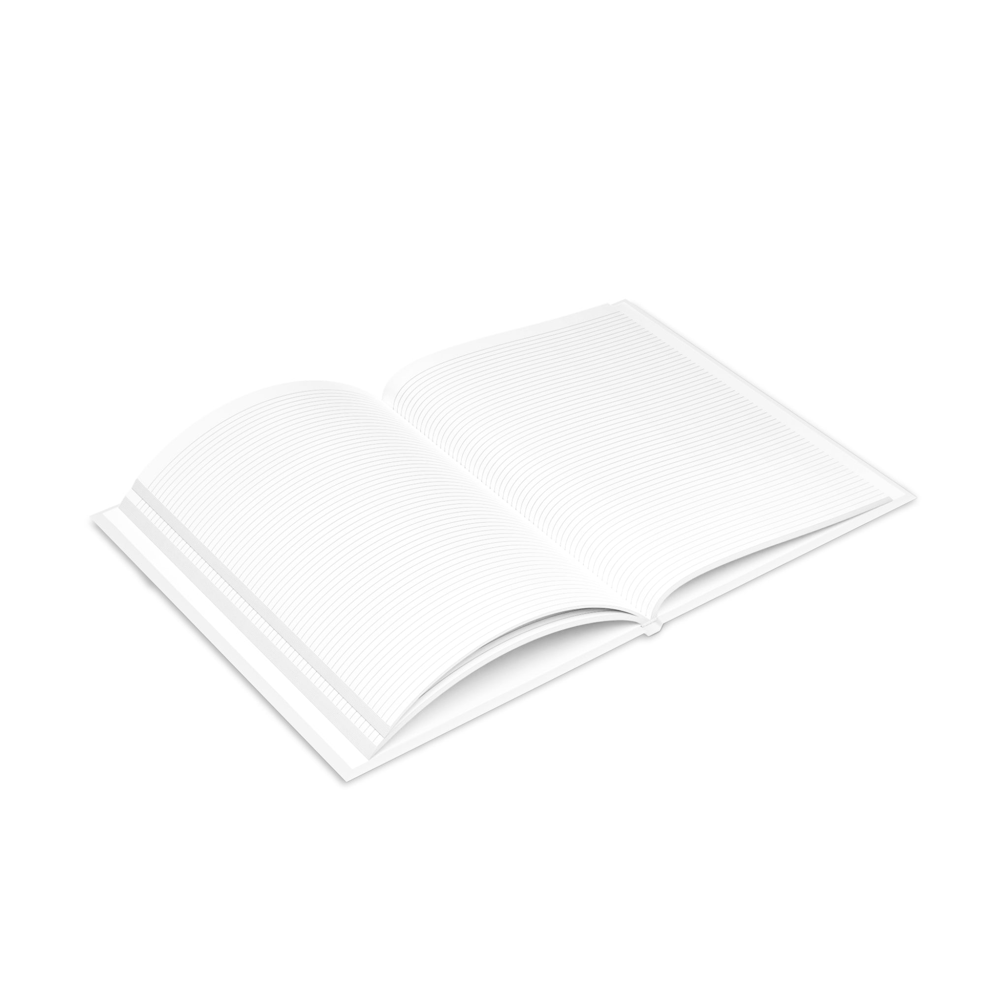 Vintage Badge Hardcover Notebook — 'Dein eigenes Design' Puffy Cover Journal