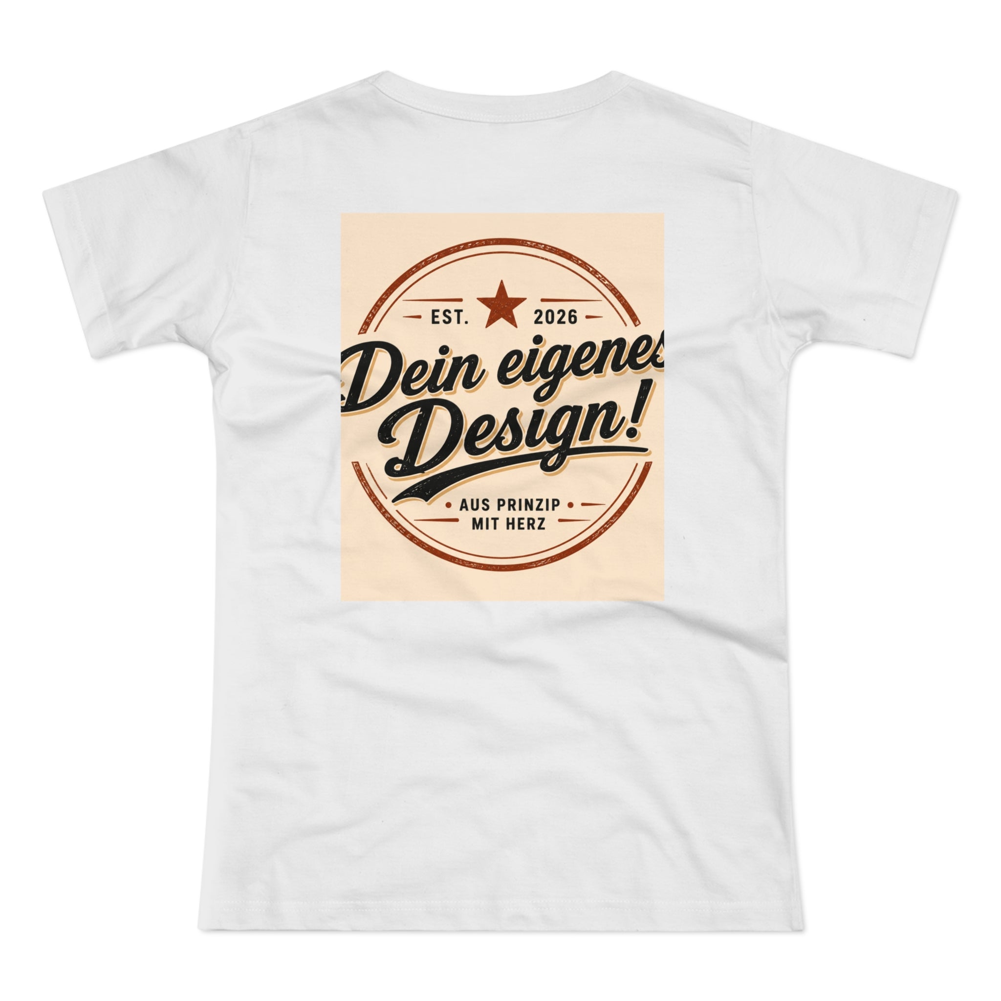 Women’s T-Shirt “Dein eigenes Design!” Vintage Badge Tee