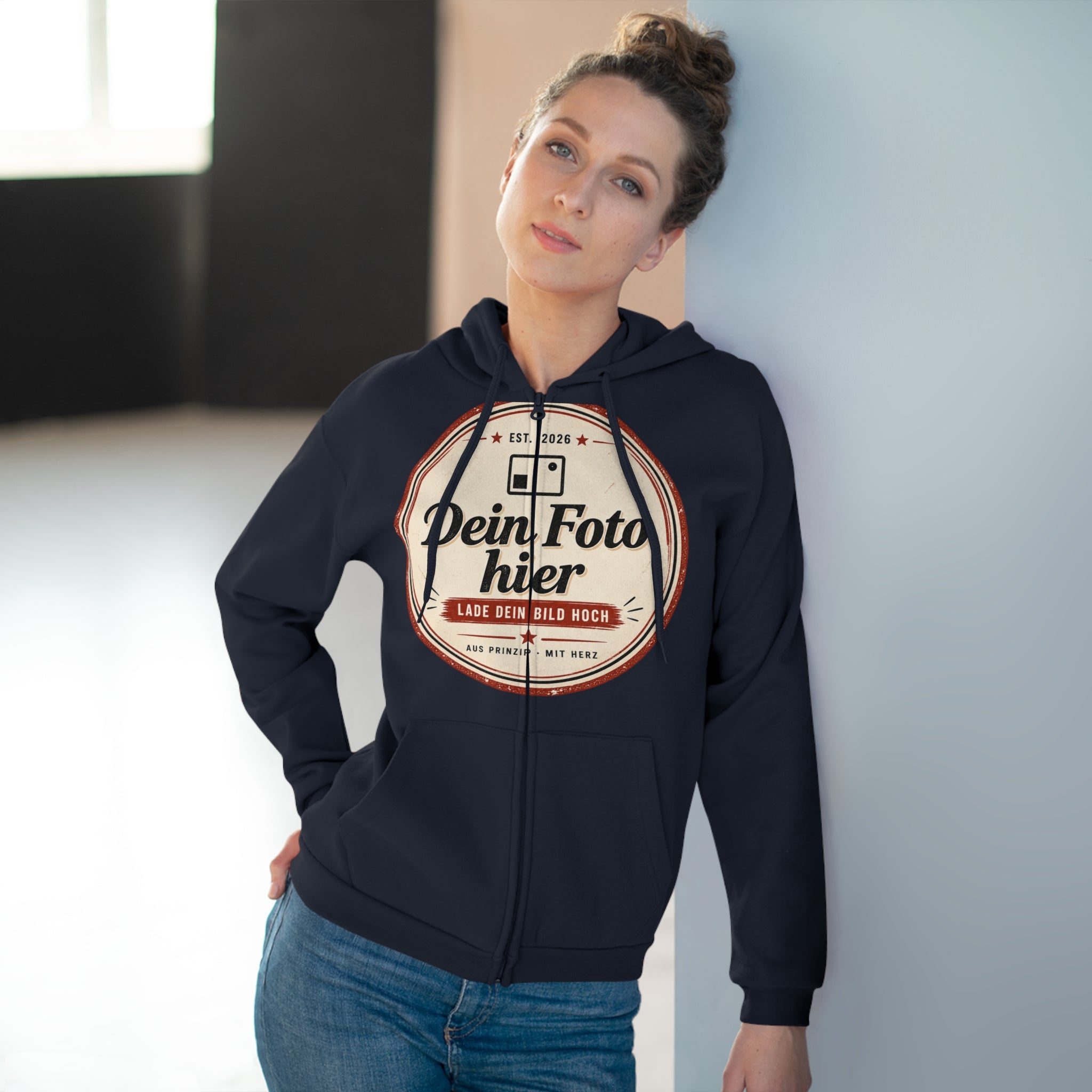 Personalized Zip Hoodie – Design with your own photo