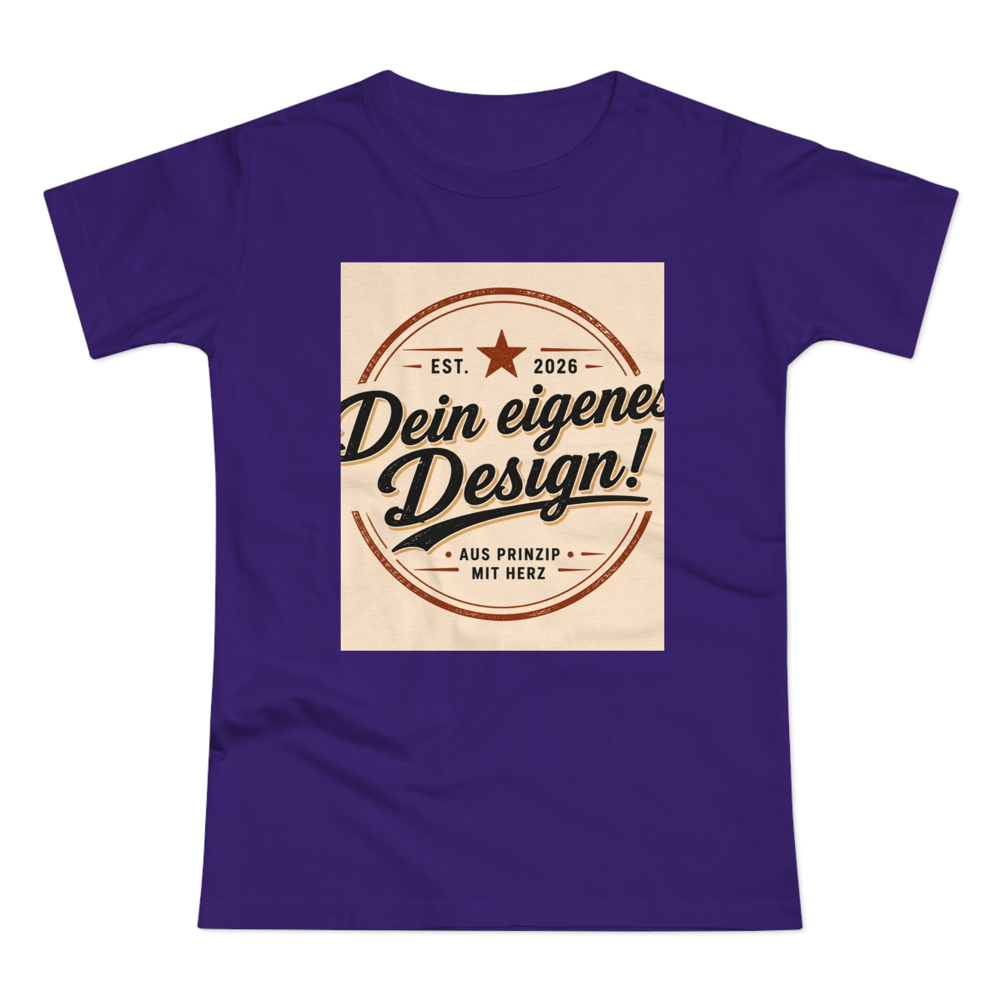 Women’s T-Shirt “Dein eigenes Design!” Vintage Badge Tee