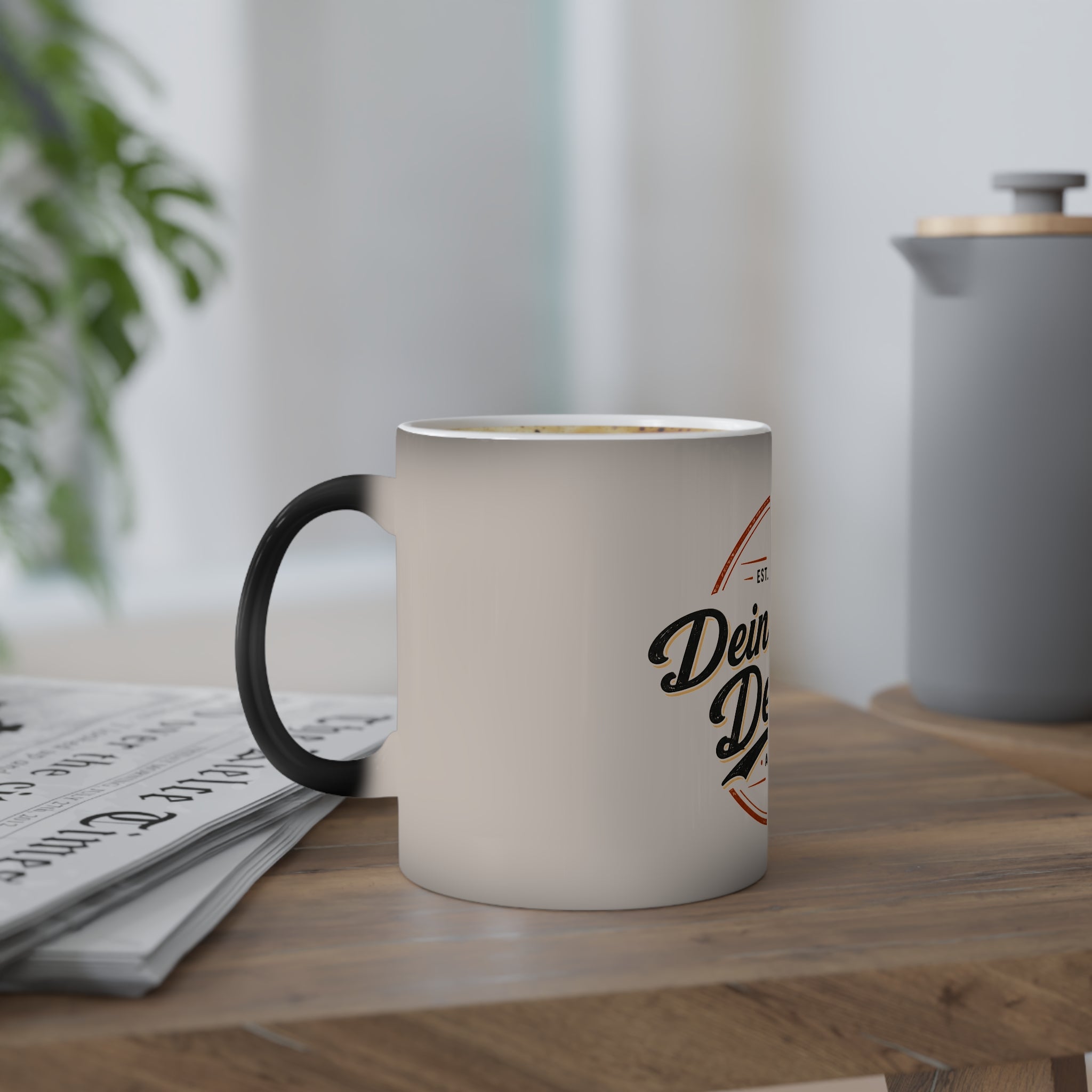 Farbwechsel Tasse personalisiert – Magische Thermoeffekt Tasse 11oz mit eigenem Design