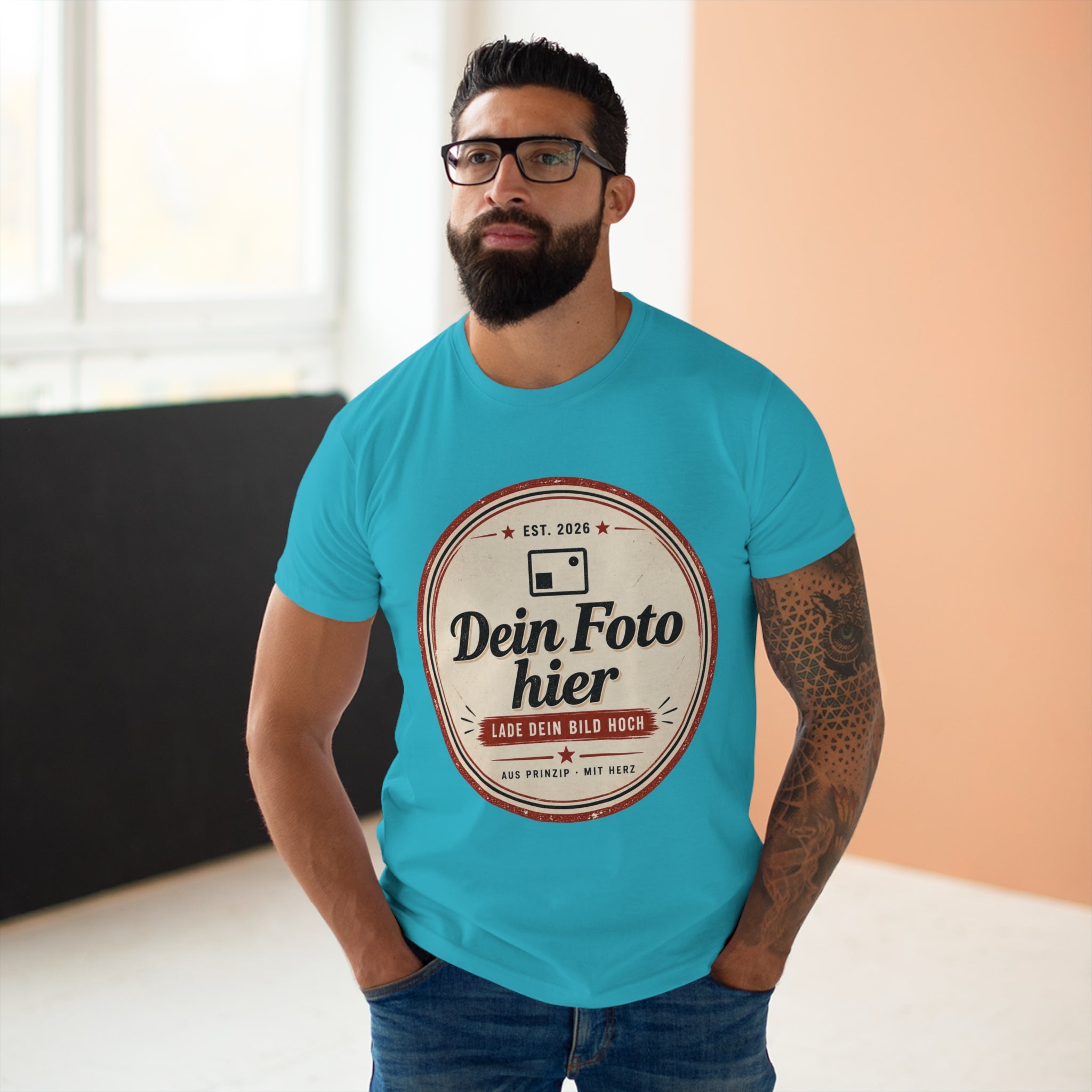 Personalized Men's T-Shirt – Design with your own photo