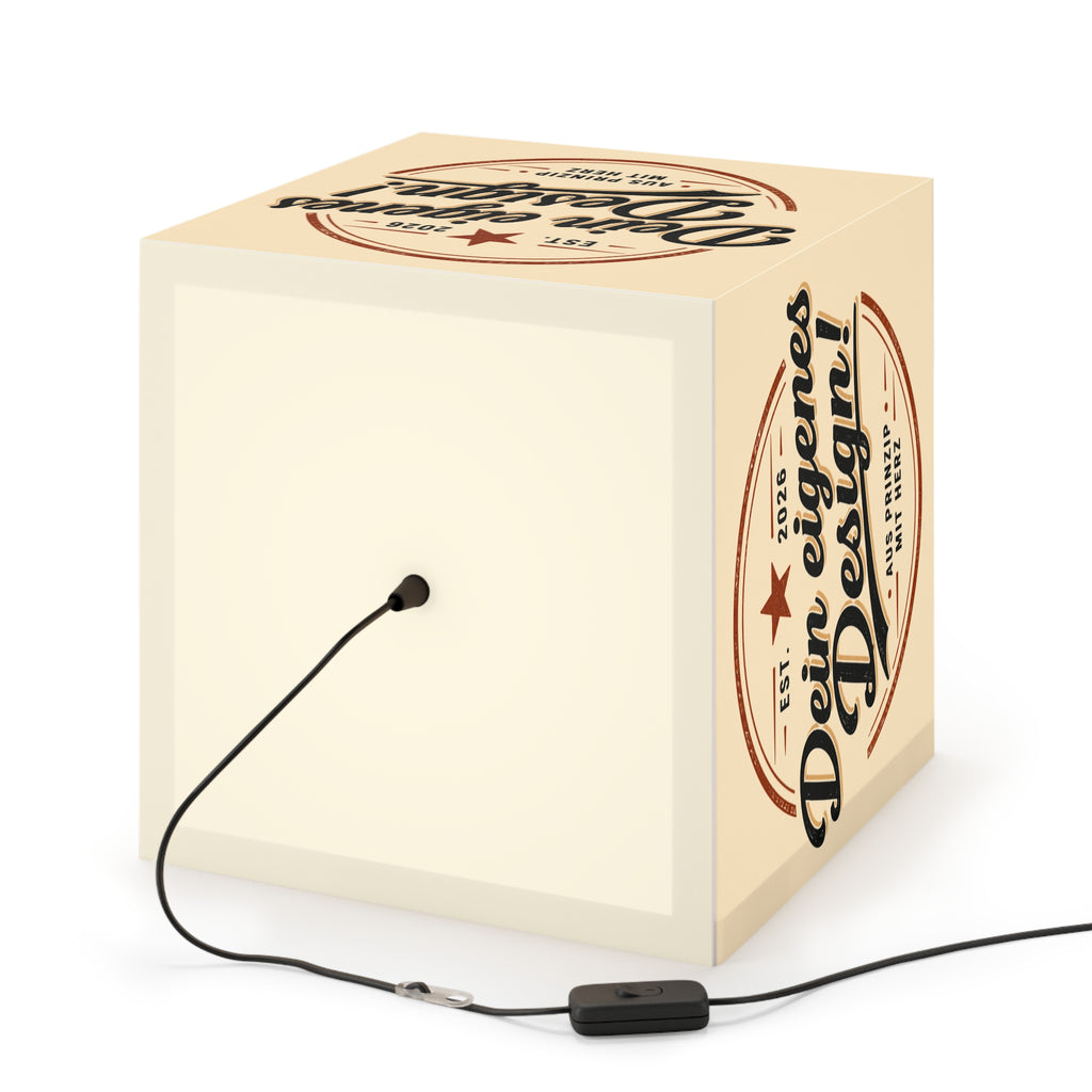 Cube Lamp — Personalized "Dein eigenes Design!" Hanging Light