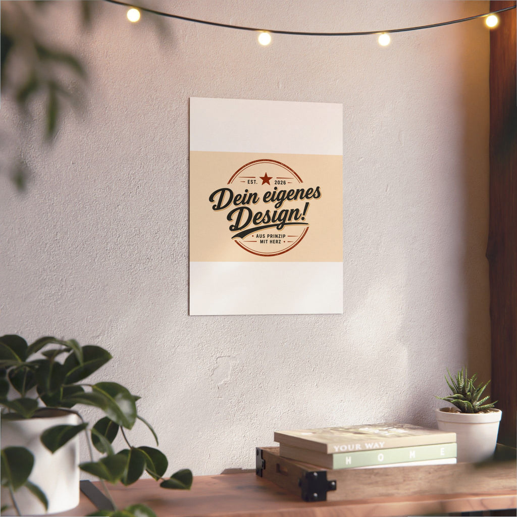 Custom Aluminum Wall Panel — "Dein eigenes Design!" Personalized Metal Sign