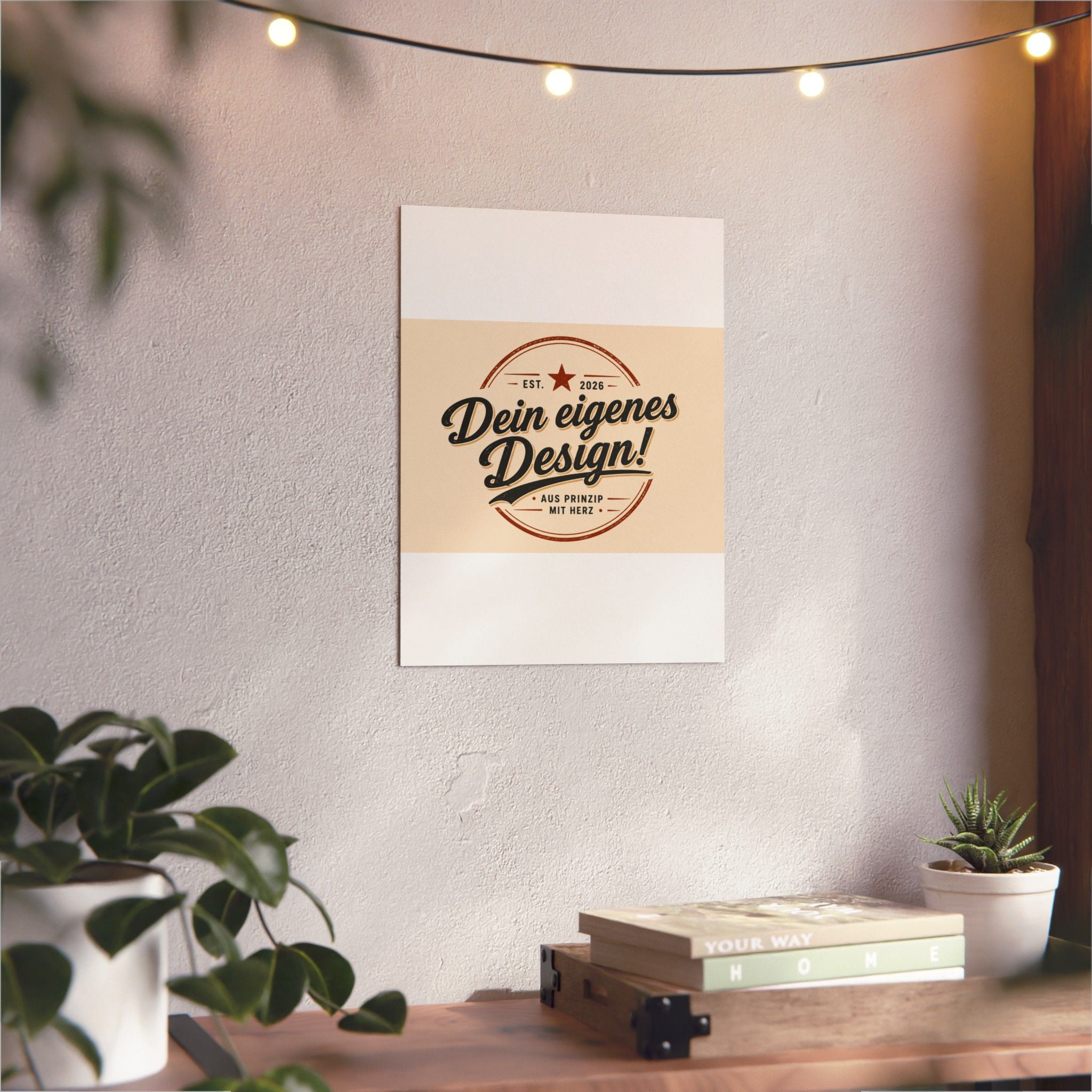 Custom Aluminum Wall Panel — "Dein eigenes Design!" Personalized Metal Sign