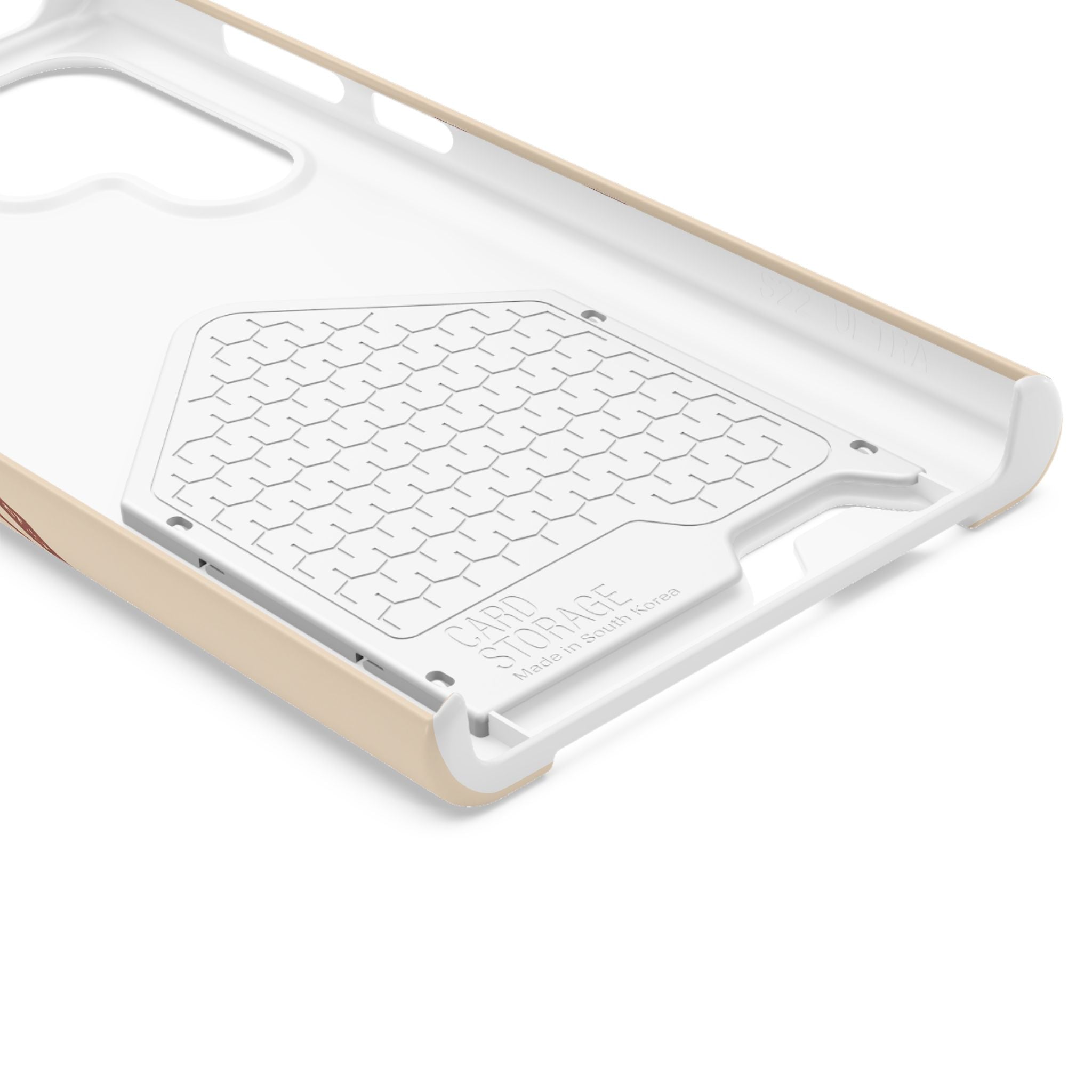 Retro Script Phone Case with Card Holder — "Dein eigenes Design!"