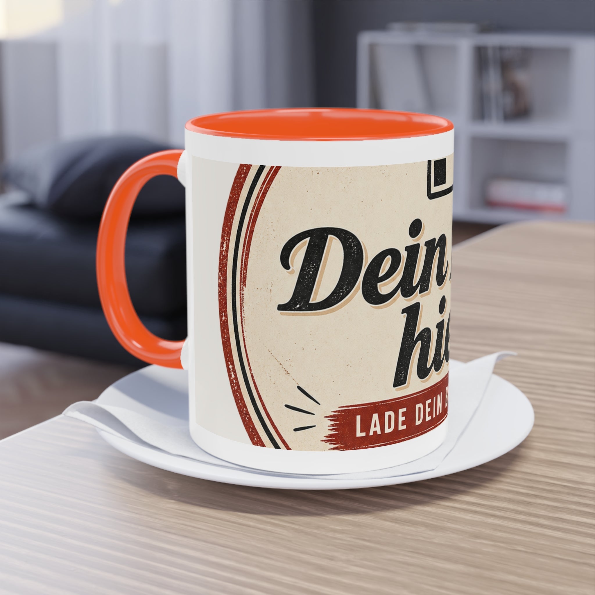 Two-Tone Personalized Mug – 11oz Coffee Cup Printed with Your Own Design