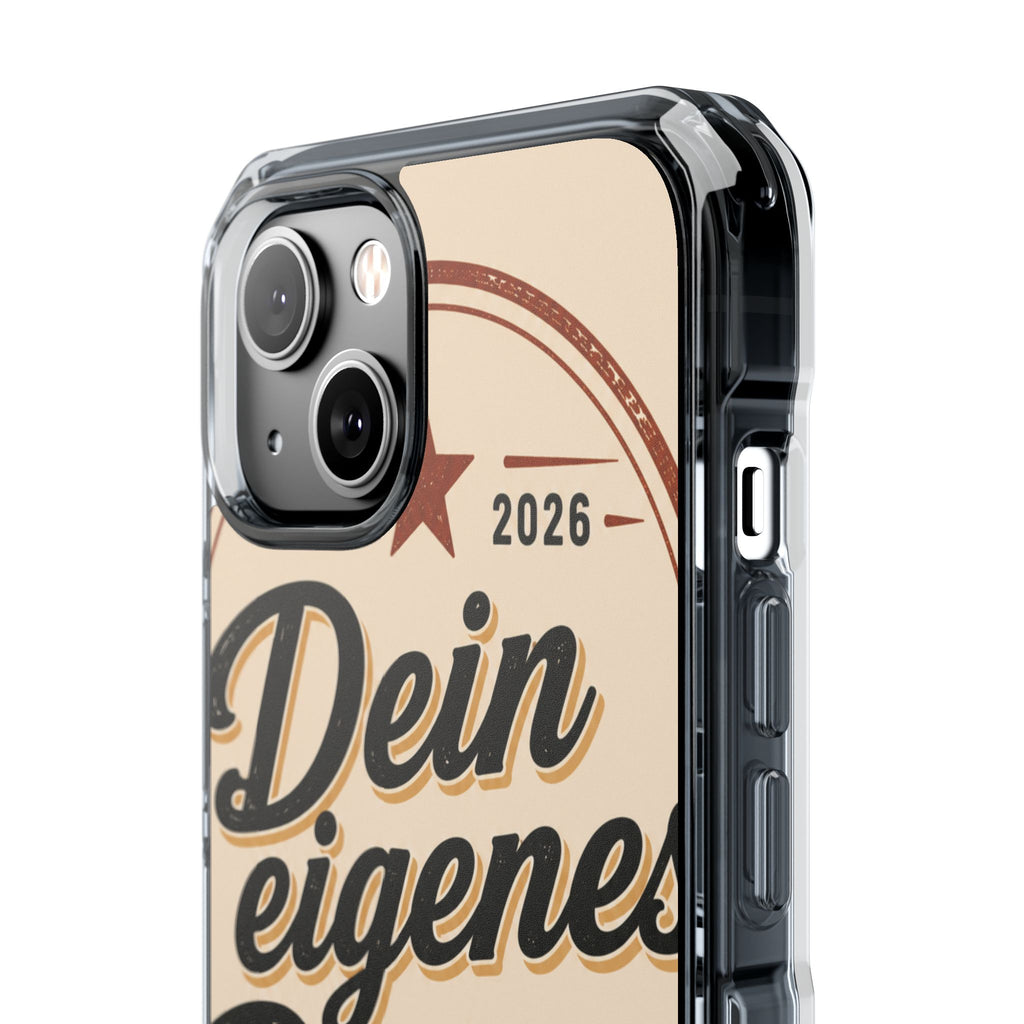 Clear Magnetic Phone Case — Custom Print “Dein eigenes Design”