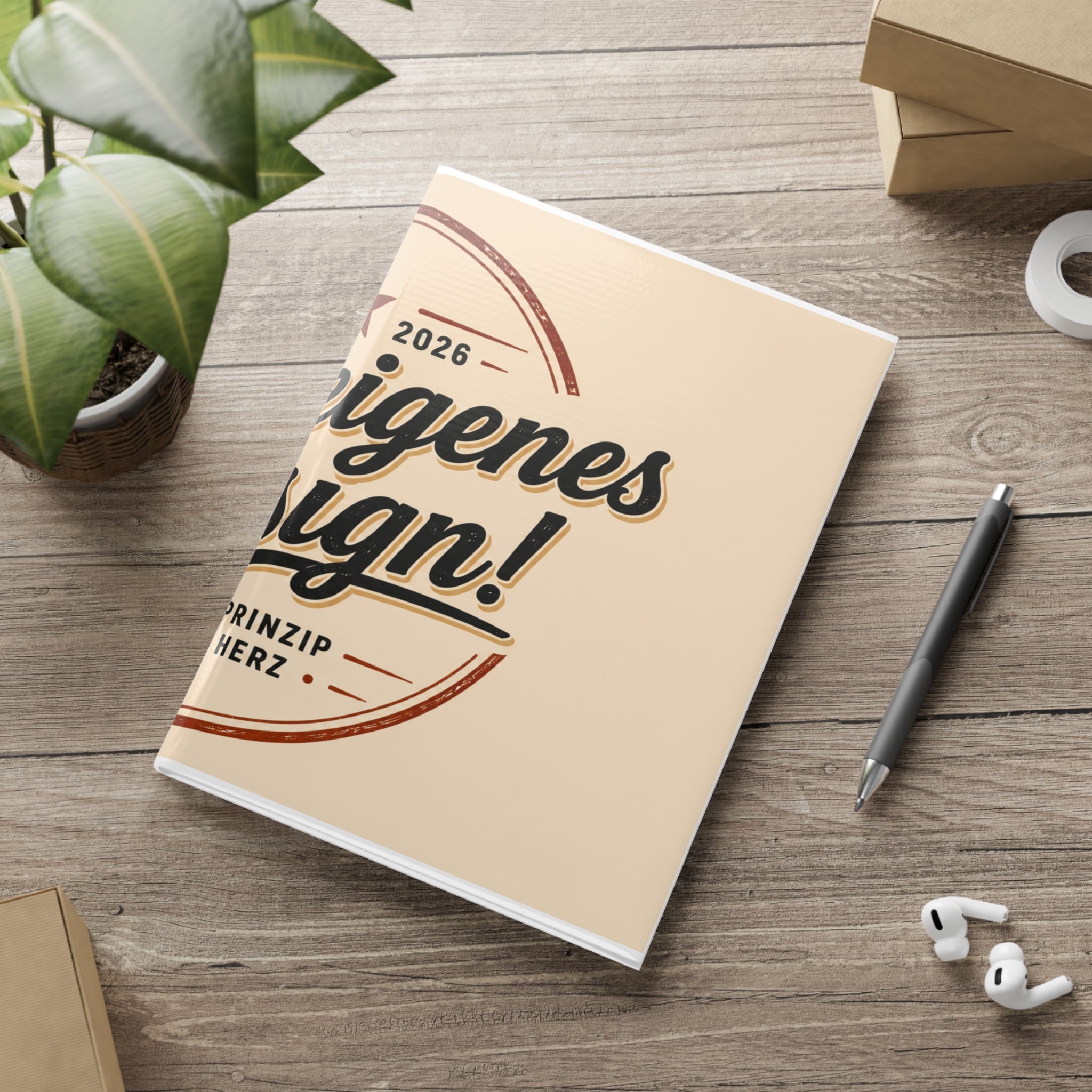 Notizbuch personalisiert mit Foto – Hardcover Journal selbst gestalten