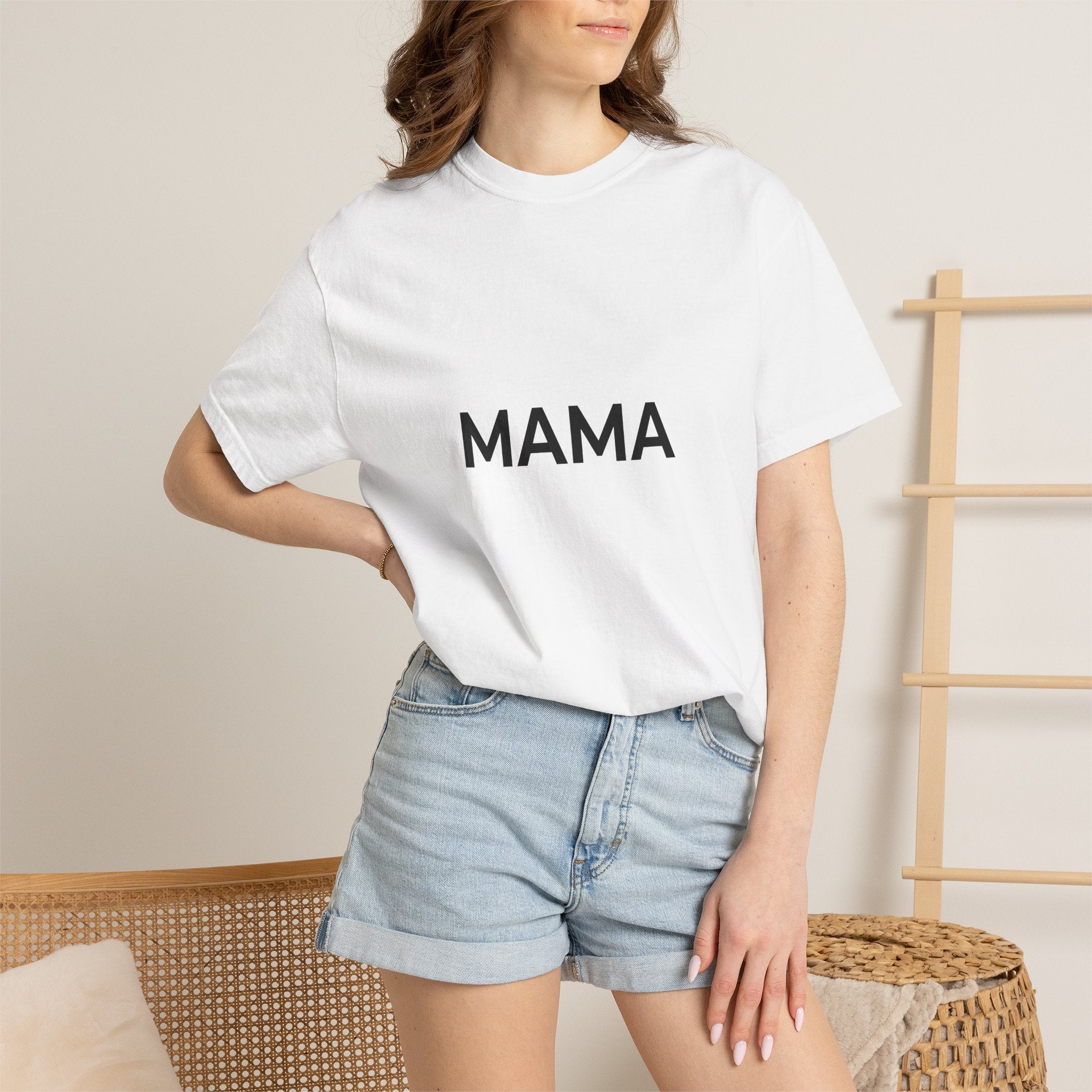 Mama T-Shirt — Minimalist 'MAMA' Graphic Tee for Moms | Mother's Day Gift