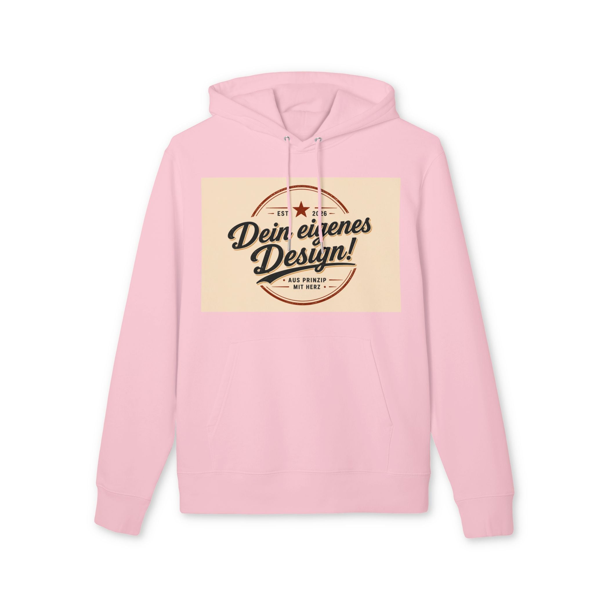 Hoodie — "Dein eigenes Design!" Vintage Badge Pullover