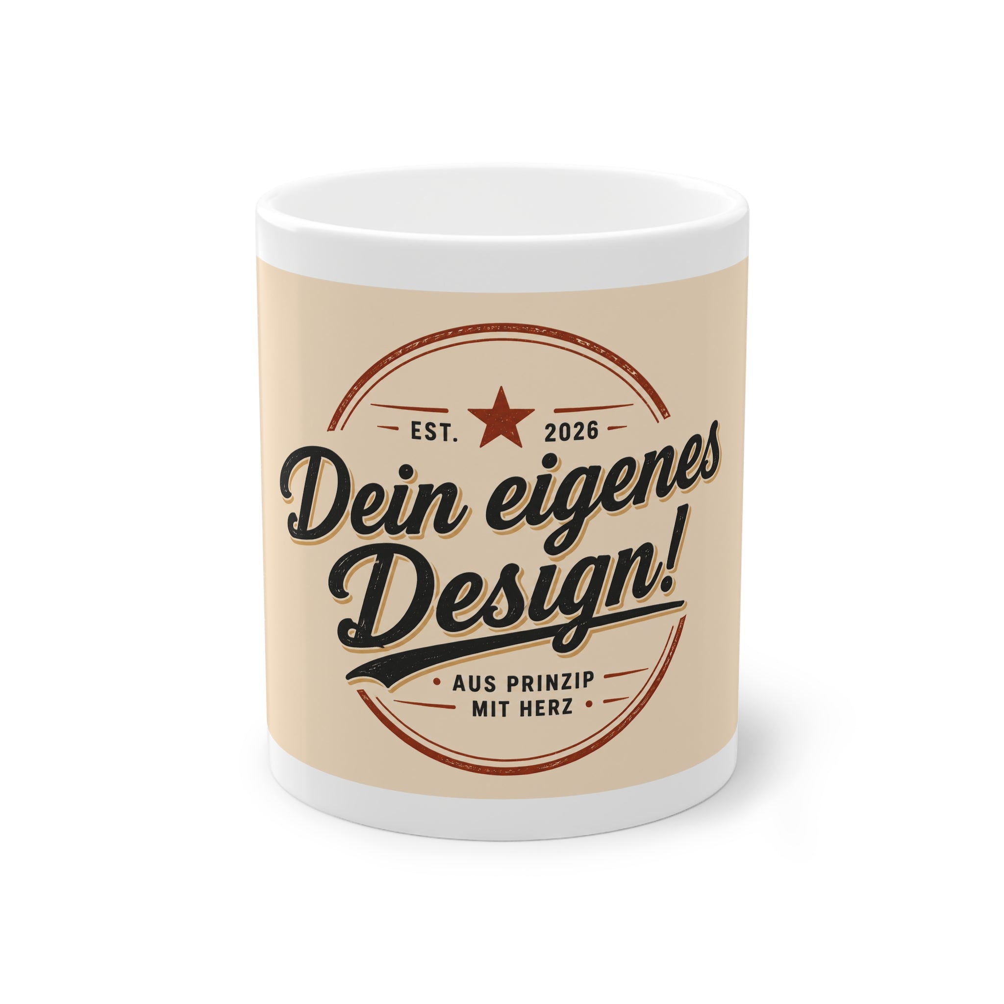Kaffeetasse personalisiert mit Foto – Weiße Tasse 11oz selbst gestalten