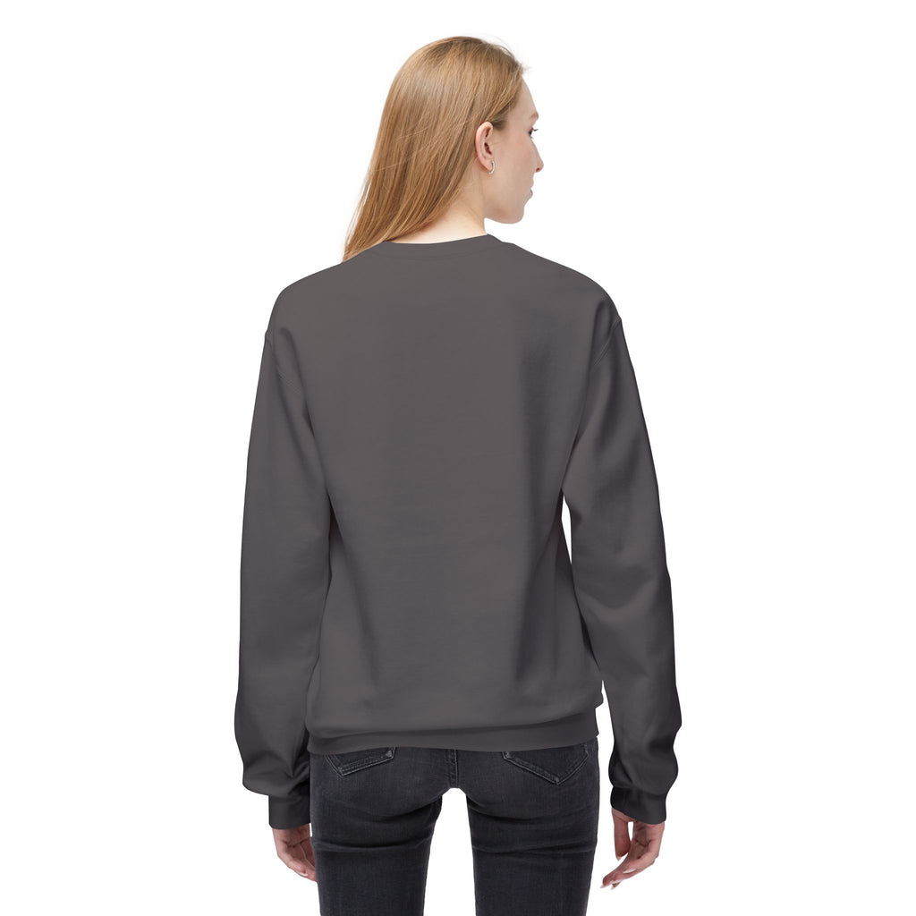 Crewneck Sweatshirt — "Dein eigenes Design!" Retro Badge Graphic