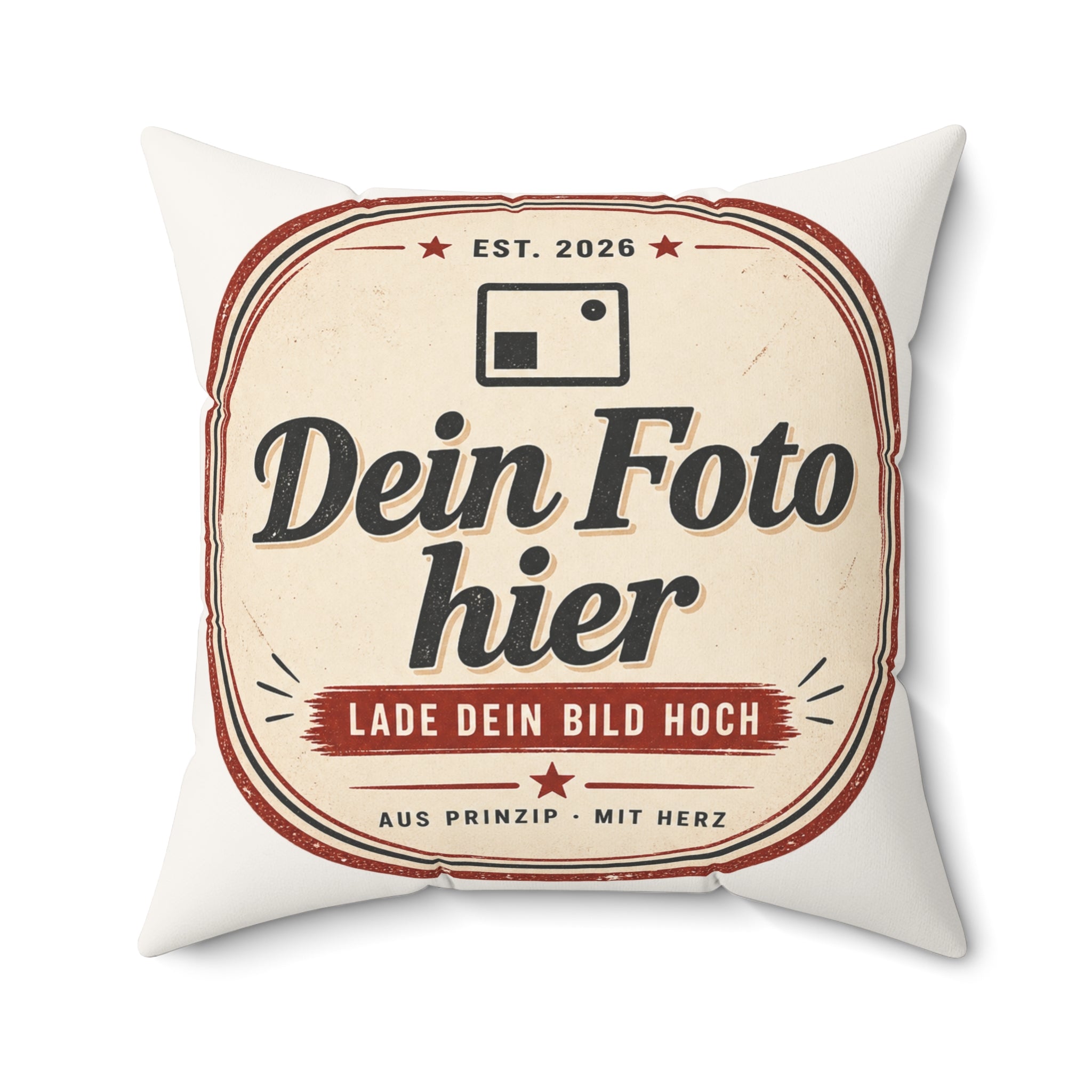 Photo personalized decorative pillow - Design your own printed pillow