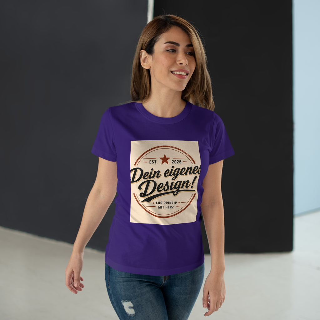 Women’s T-Shirt “Dein eigenes Design!” Vintage Badge Tee