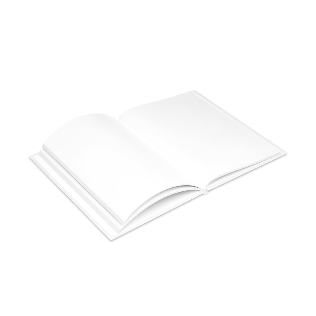 Vintage Badge Hardcover Notebook — 'Dein eigenes Design' Puffy Cover Journal