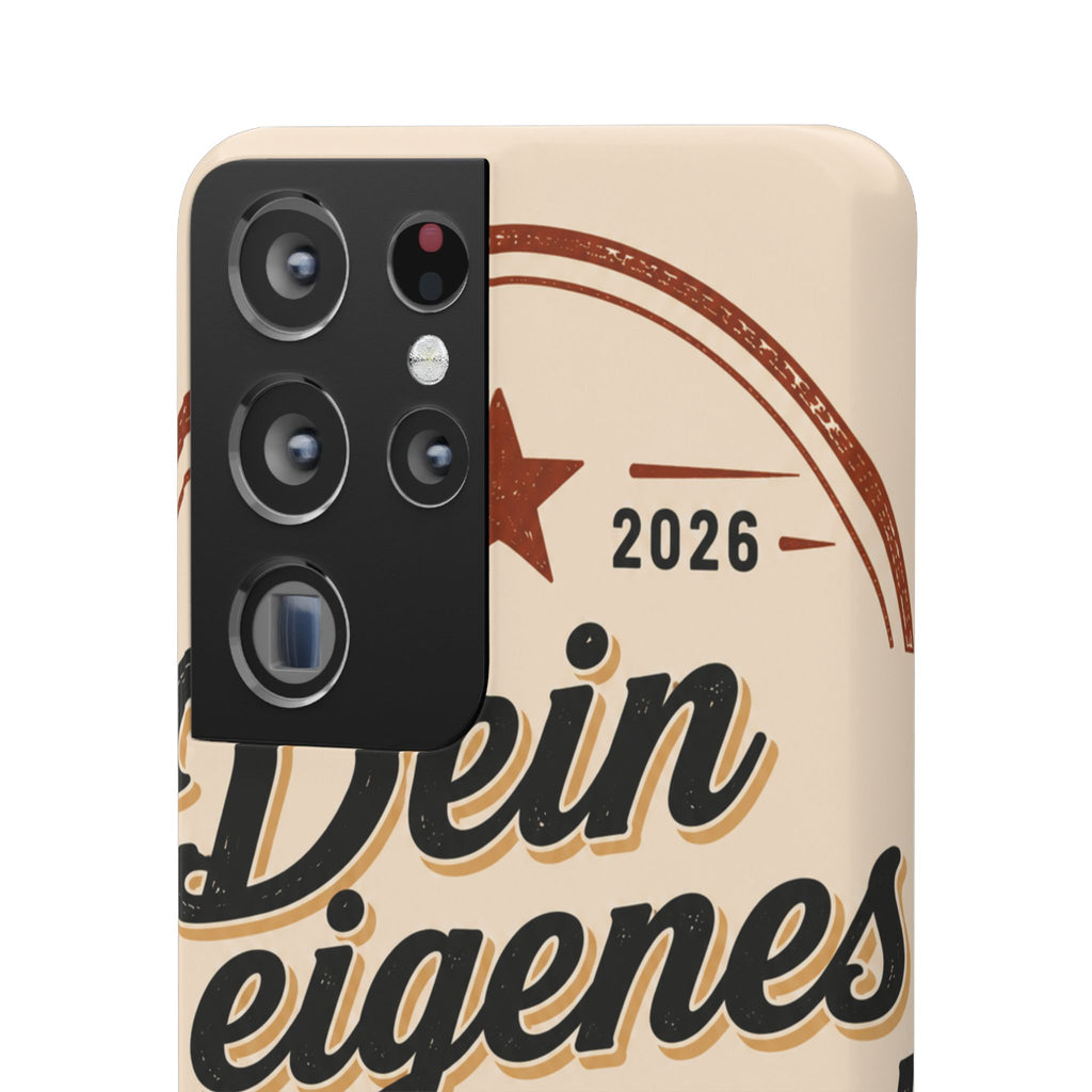 Phone Case — Retro "Dein eigenes Design" Customizable Snap Case