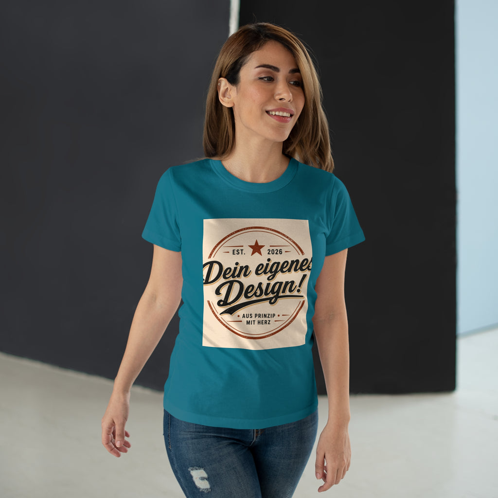 Women’s T-Shirt “Dein eigenes Design!” Vintage Badge Tee