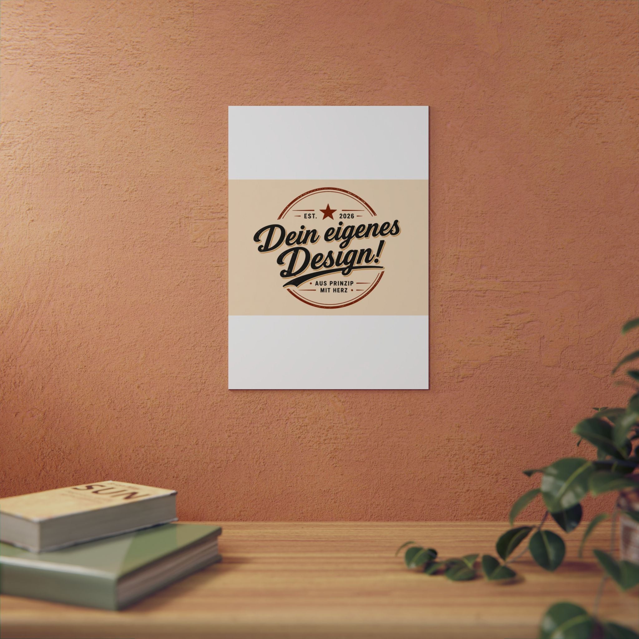 Custom Aluminum Wall Panel — "Dein eigenes Design!" Personalized Metal Sign