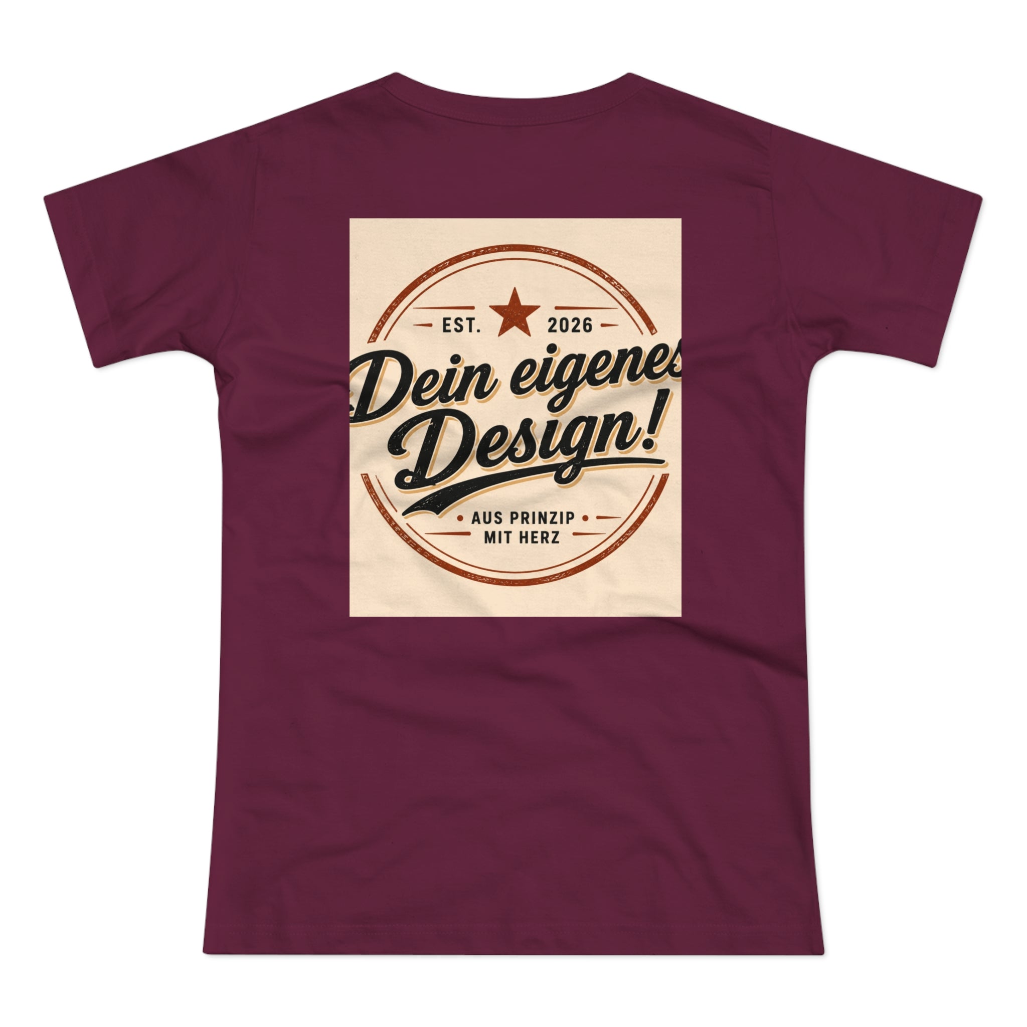 Women’s T-Shirt “Dein eigenes Design!” Vintage Badge Tee