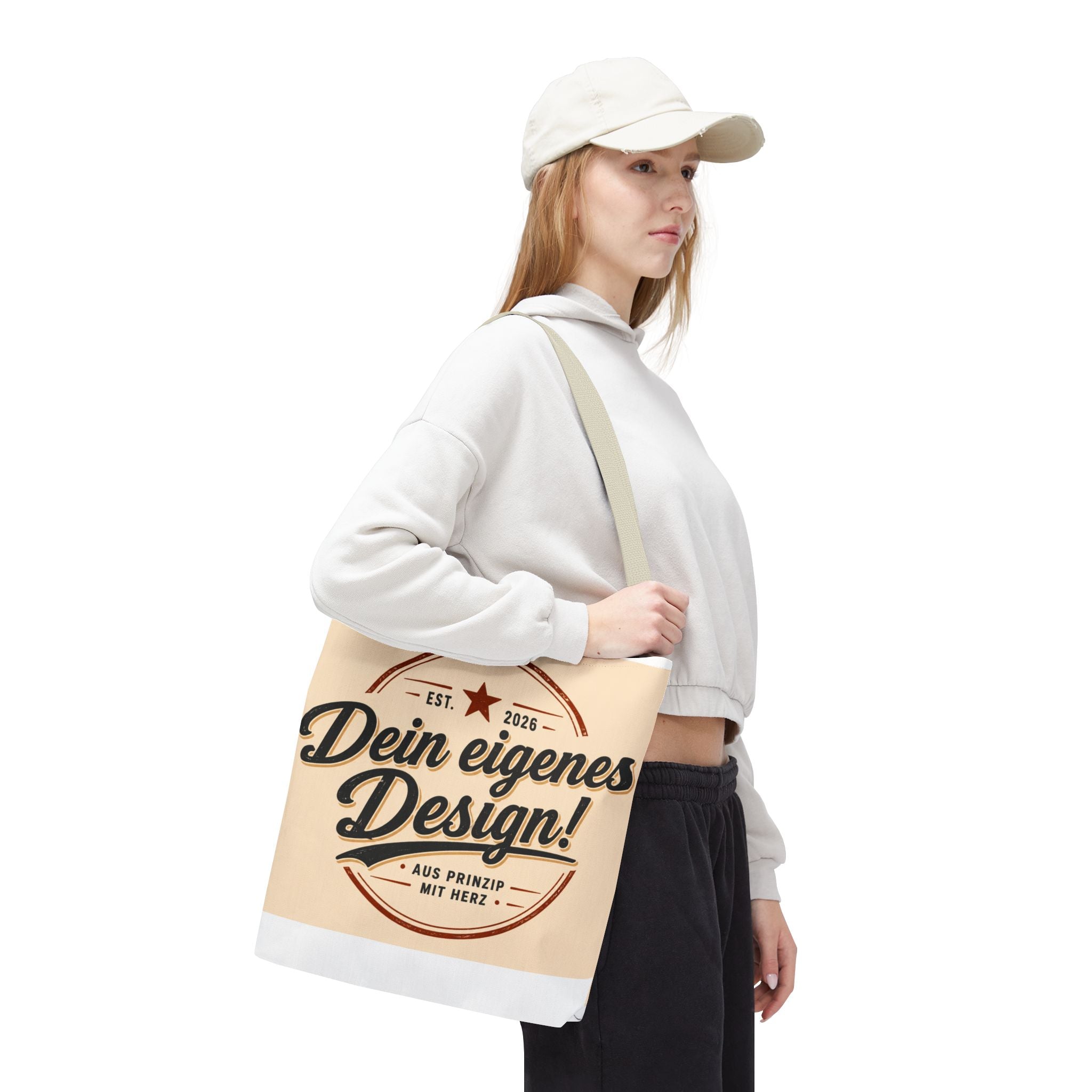 Tote Bag personalisiert mit Foto – Canvas Shopper selbst gestalten