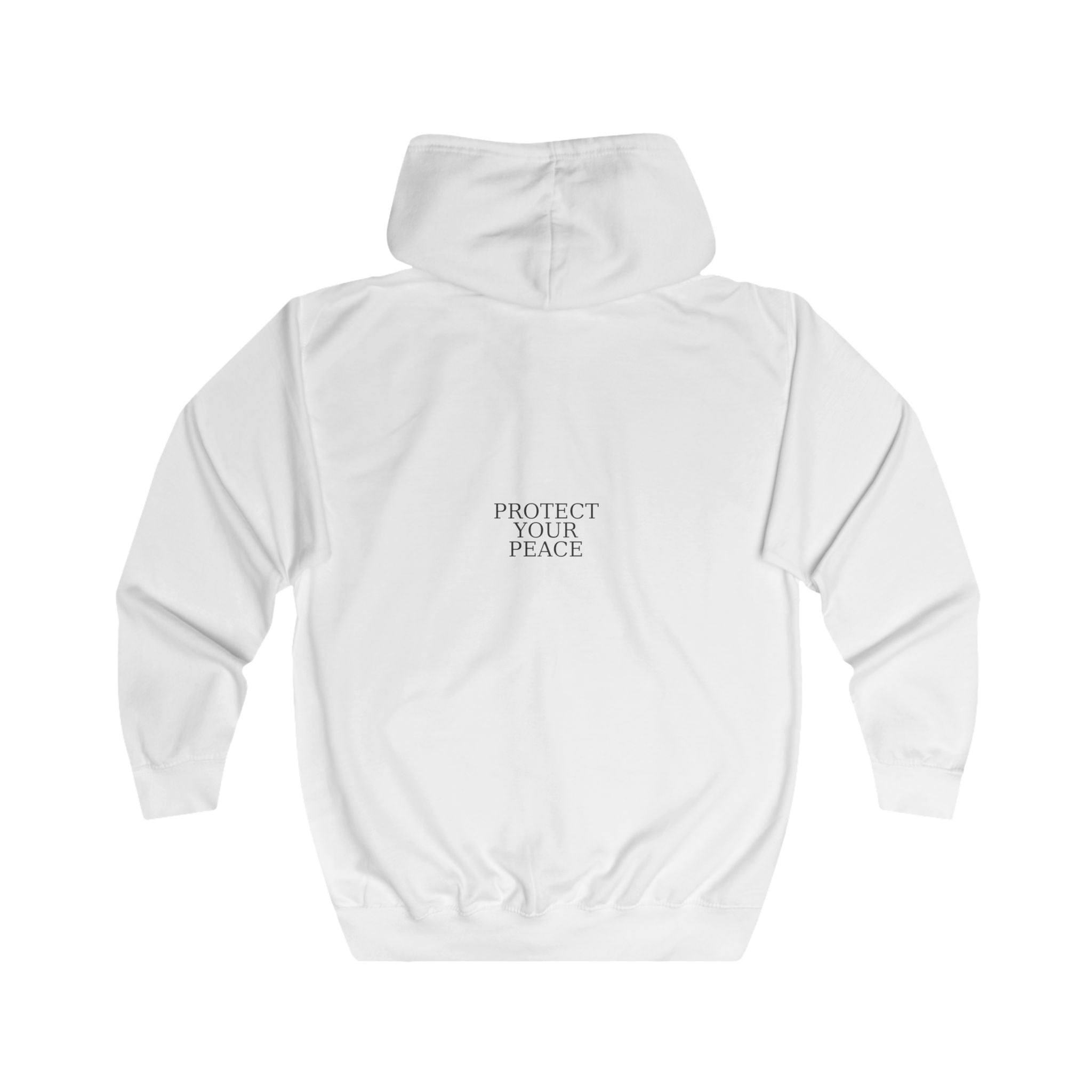 Protect Your Peace Zip Hoodie – Mit eigenem Foto | Full-Zip Hoodie
