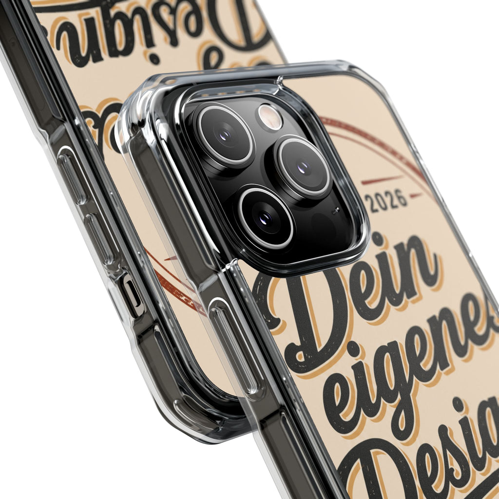 Clear Magnetic Phone Case — Custom Print “Dein eigenes Design”