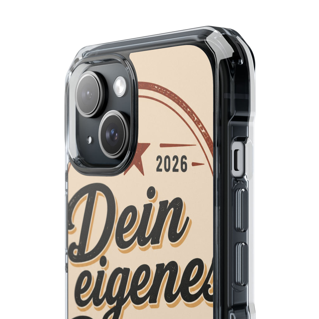 Clear Magnetic Phone Case — Custom Print “Dein eigenes Design”