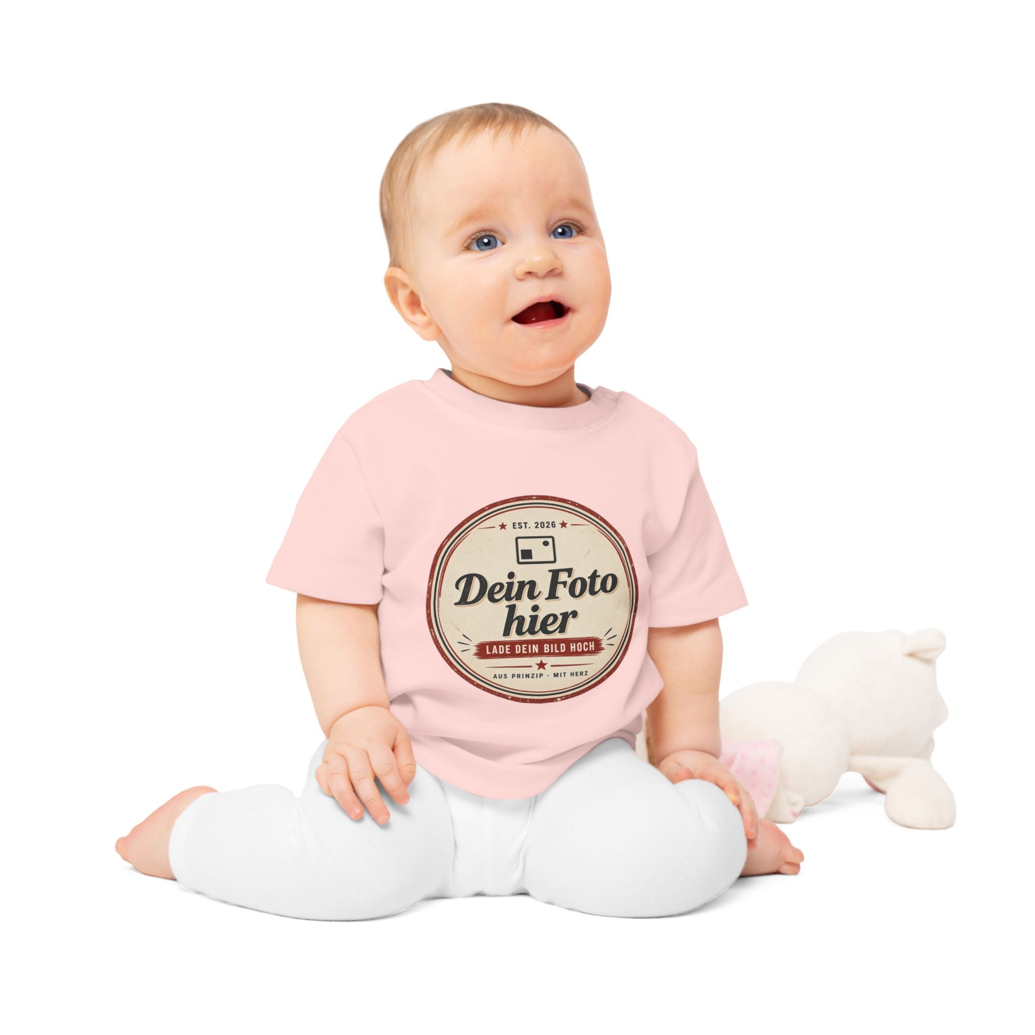 Personalized Baby T-Shirt with Your Own Design – Print Baby Clothes 0–3 Years