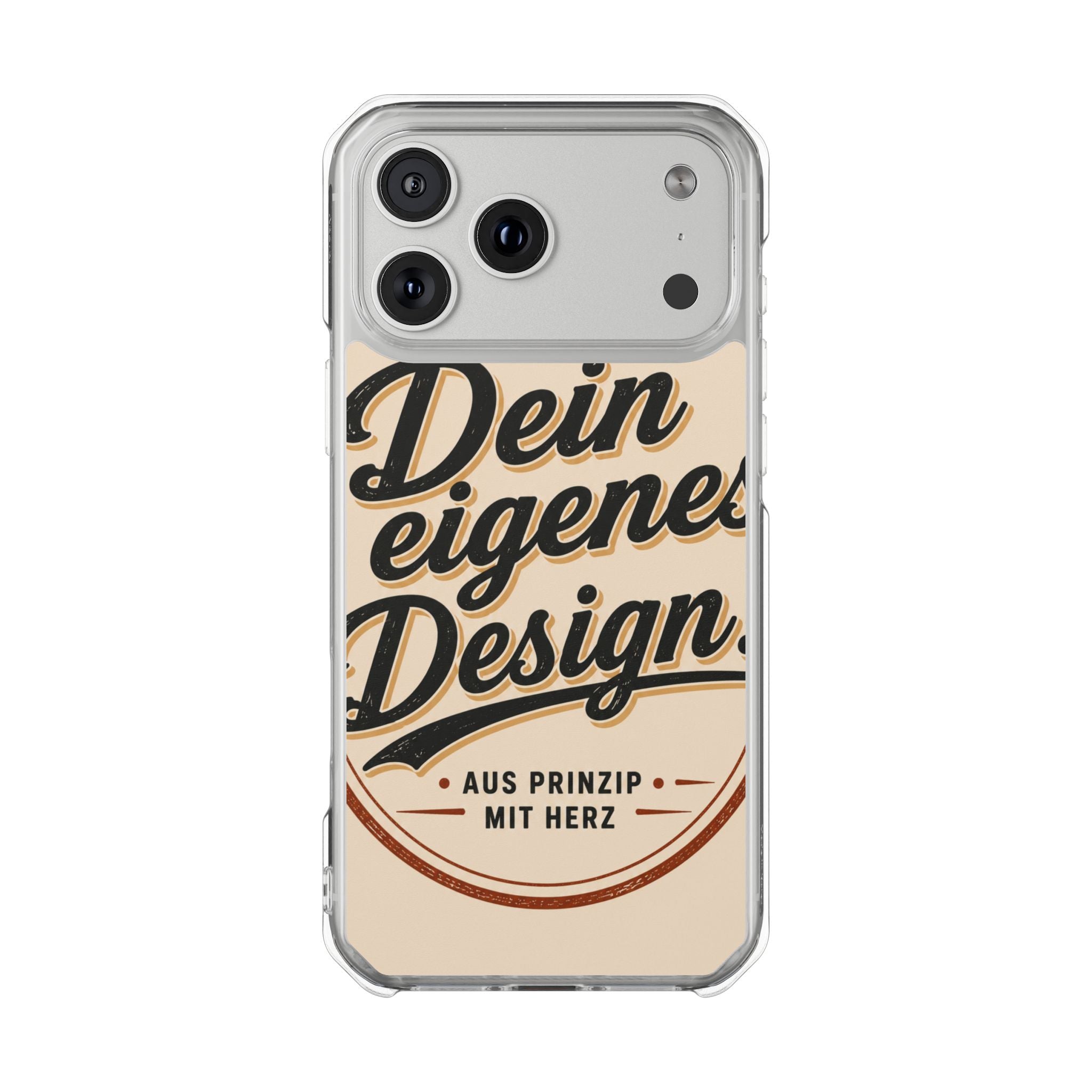 Clear Magnetic Phone Case — Custom Print “Dein eigenes Design”