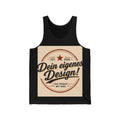 Retro Badge Tank Top — "Dein eigenes Design!" Custom German Vintage Logo Tank