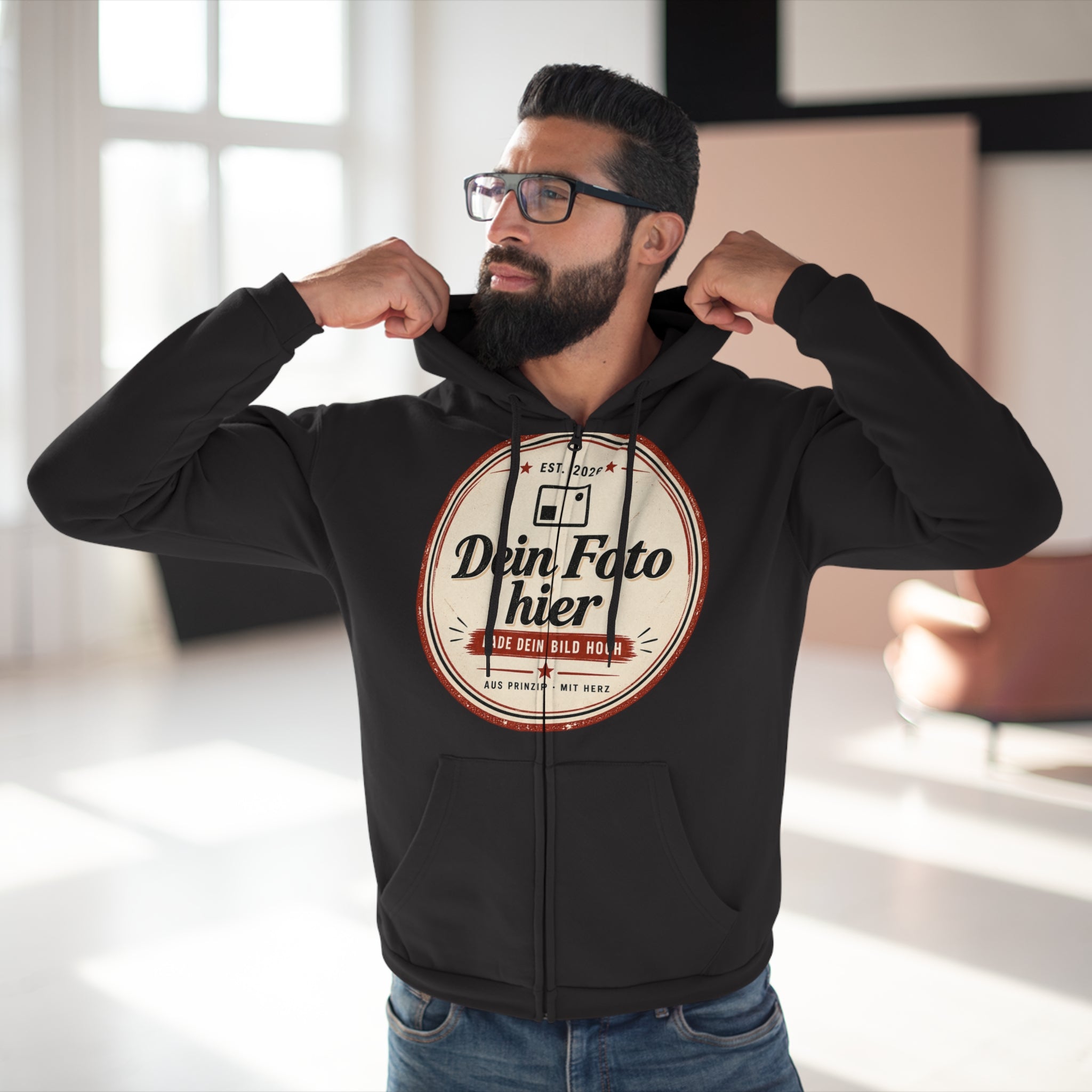 Personalized Zip Hoodie – Design with your own photo