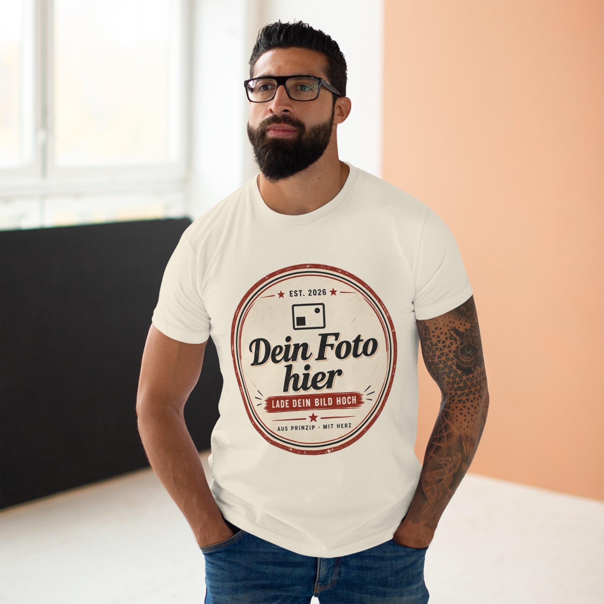 Personalized Men's T-Shirt – Design with your own photo