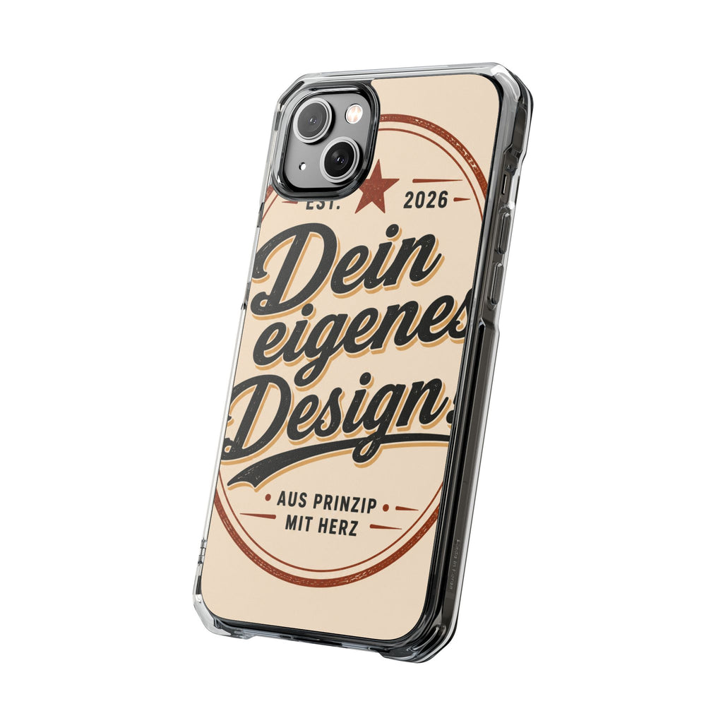 Clear Magnetic Phone Case — Custom Print “Dein eigenes Design”
